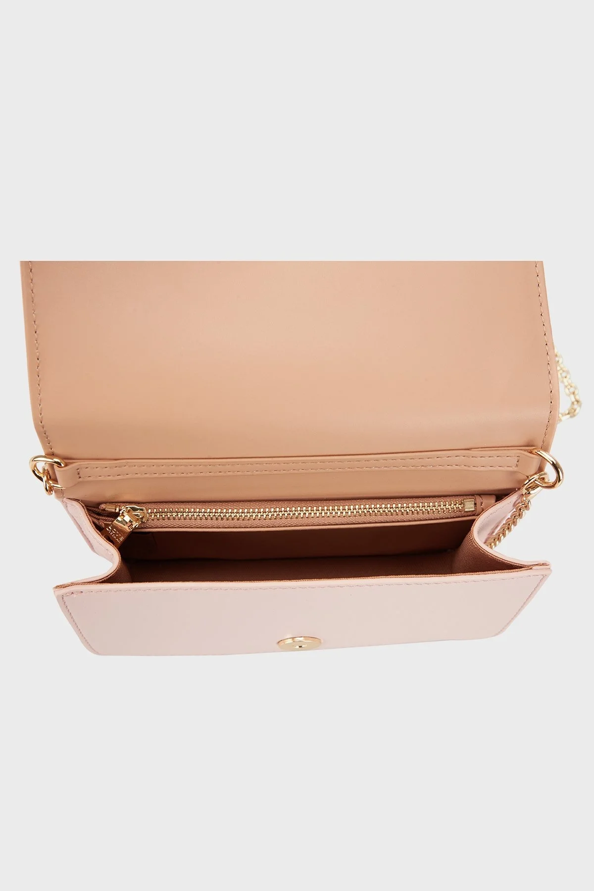 Love Moschino Logolu Zincir Askılı Kapitone Bayan Çanta JC5681PP1ILA0601 PUDRA - 4