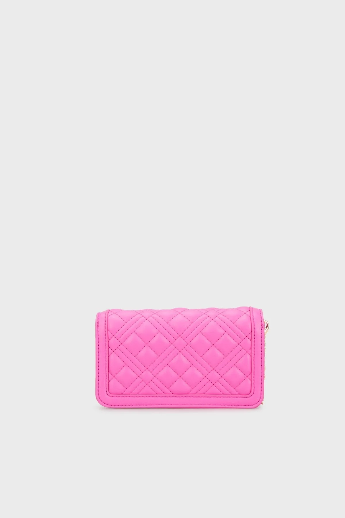 Love Moschino Logolu Zincir Askılı Kapitone Bayan Çanta JC5681PP1ILA0615 FUŞYA - 3