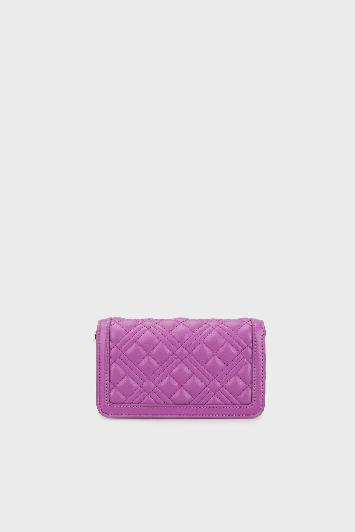 Love Moschino Logolu Zincir Askılı Kapitone Bayan Çanta JC5681PP1ILA0650 MOR - 3