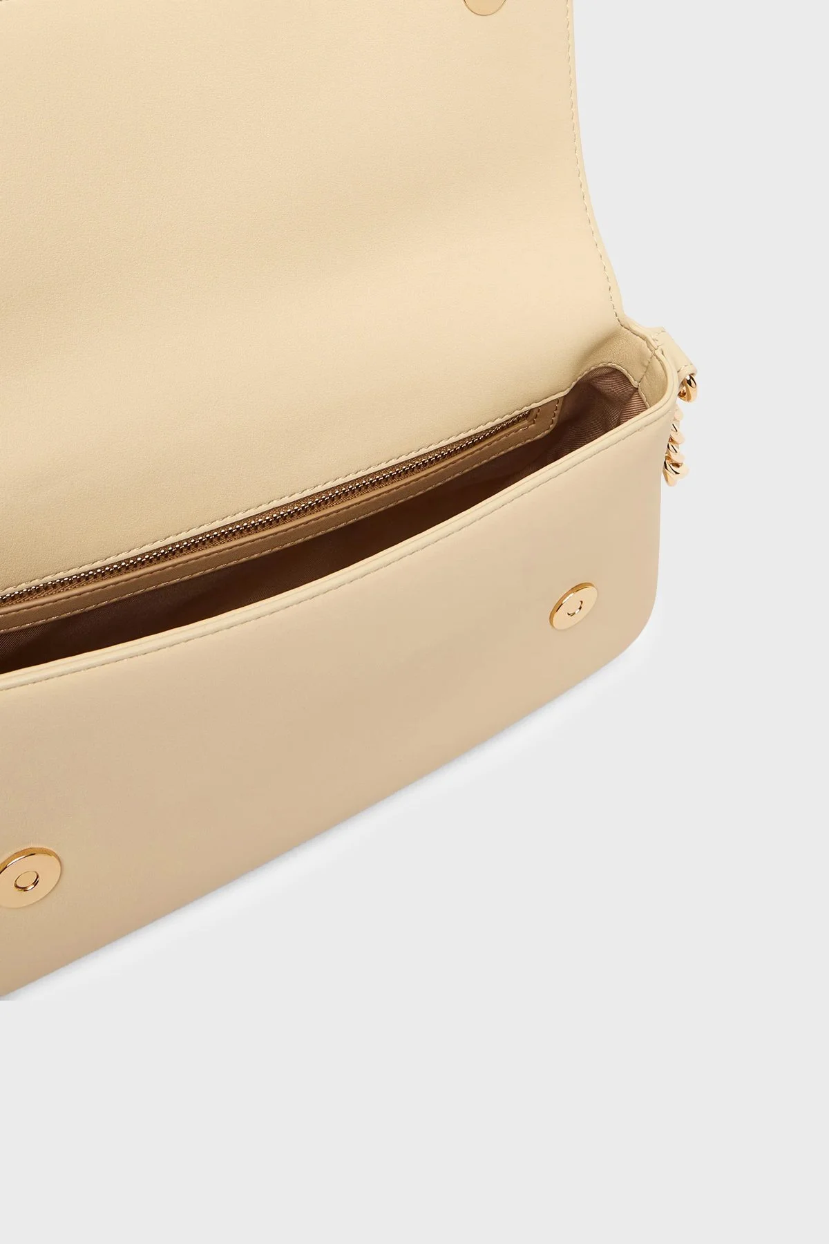 Love Moschino Logolu Zincir Detaylı Ayarlanabilir Askılı Bayan Çanta JC4109PP1OKD0129 BEJ - 6