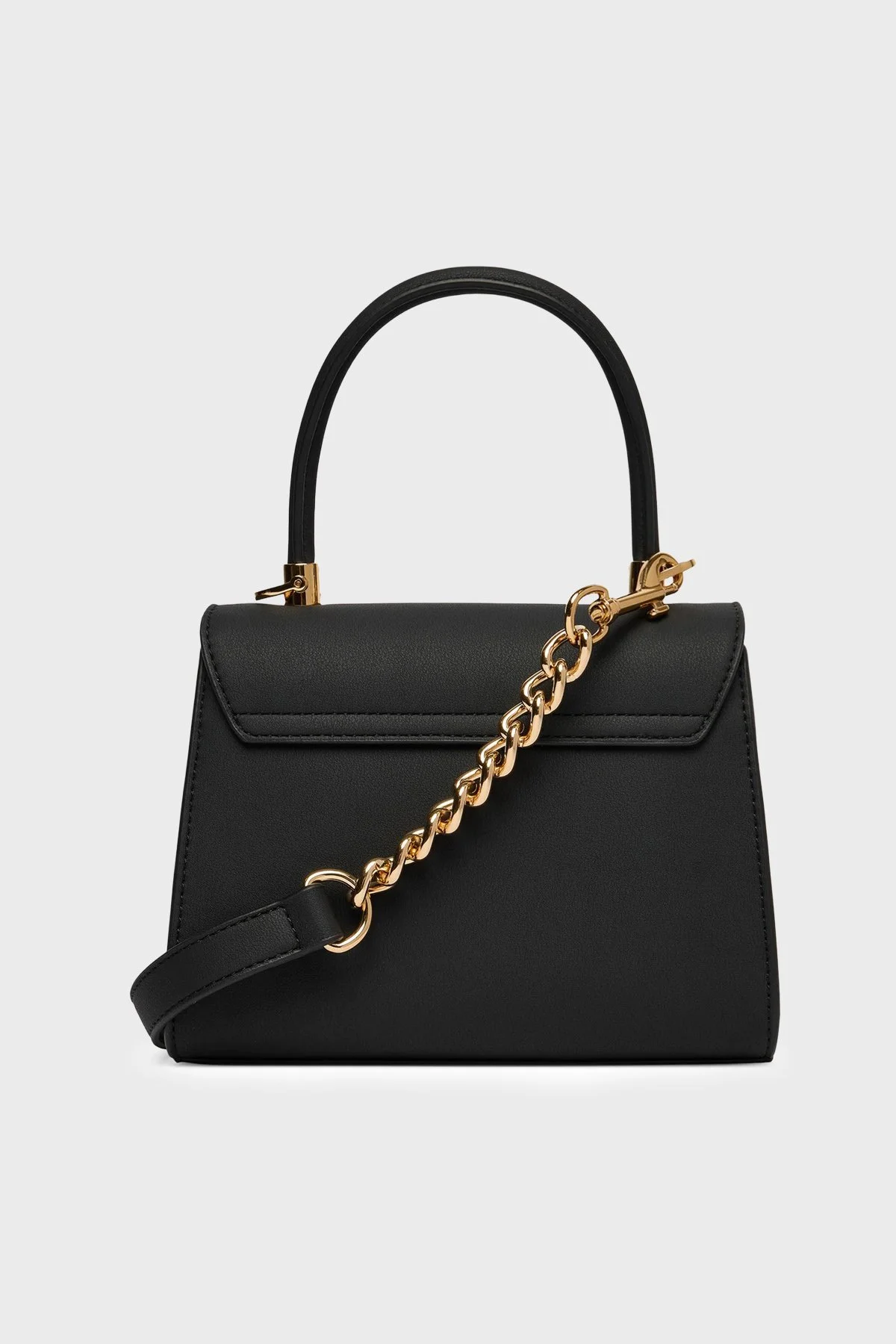 Love Moschino Logolu Zincir Detaylı Çıkarılabilir Askılı Bayan Çanta JC4024PP1OKD0000 SİYAH - 3