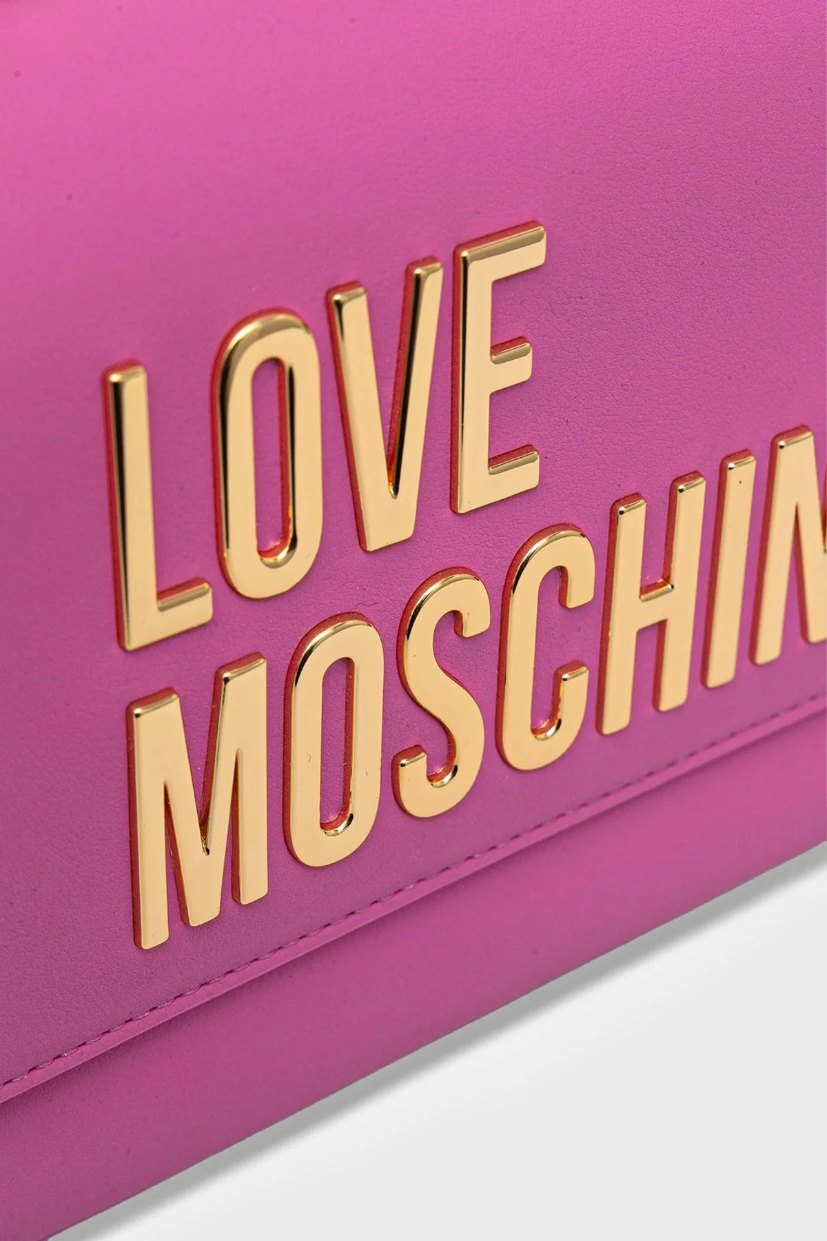 Love Moschino Logolu Zincir Detaylı Çıkarılabilir Askılı Kadın Çanta JC4024PP1OKD0604 PEMBE - 5