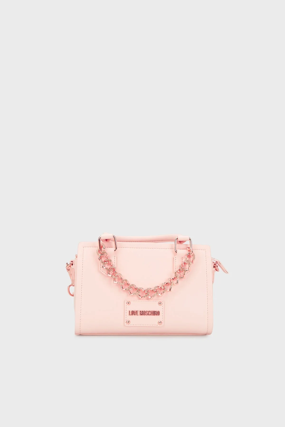 Love Moschino Logolu Zincir Detaylı Çıkarılabilir Uzatma Askılı Bayan Çanta JC4126PP1ILN160A FUŞYA - 1
