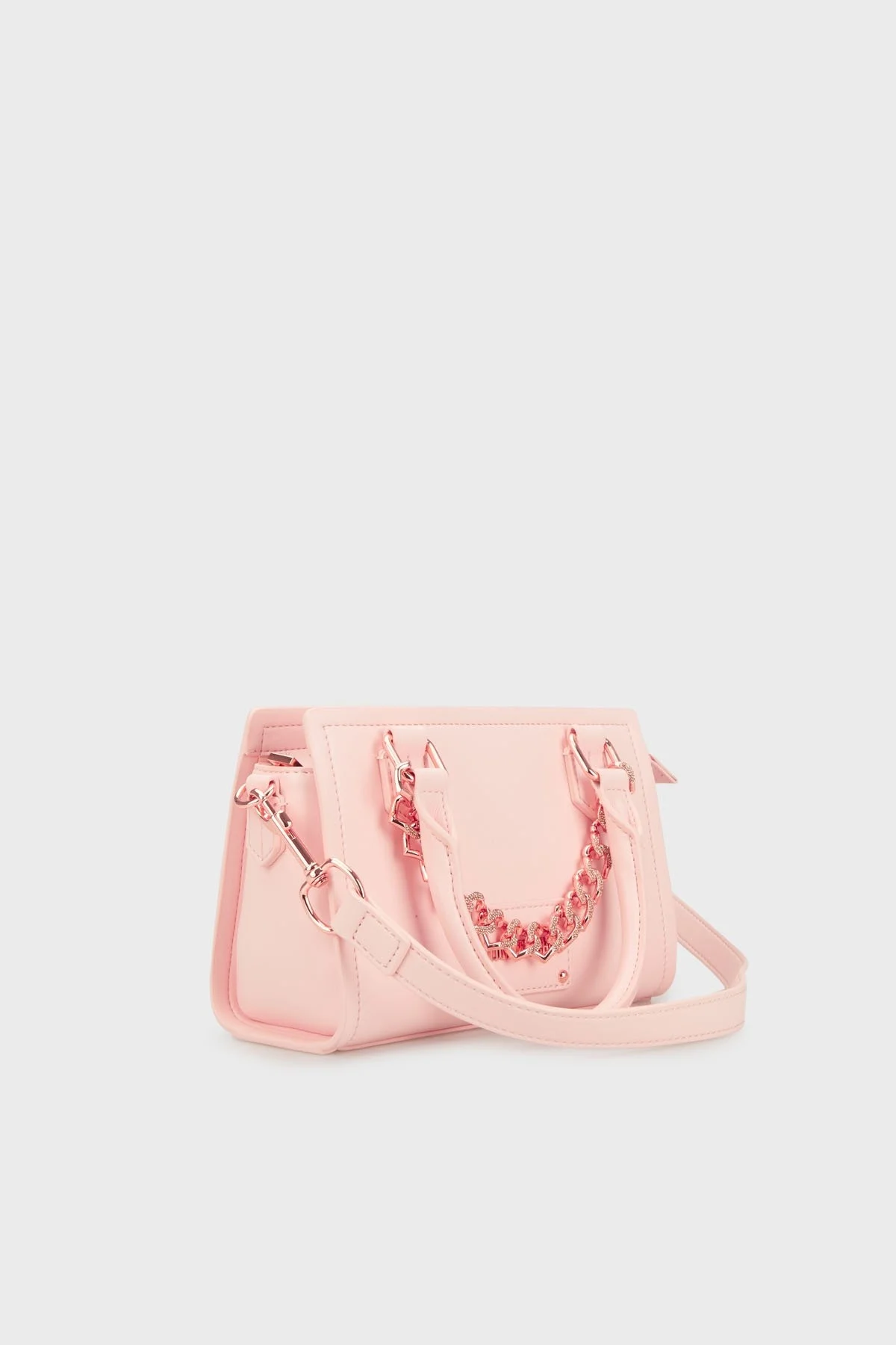 Love Moschino Logolu Zincir Detaylı Çıkarılabilir Uzatma Askılı Bayan Çanta JC4126PP1ILN160A FUŞYA - 3