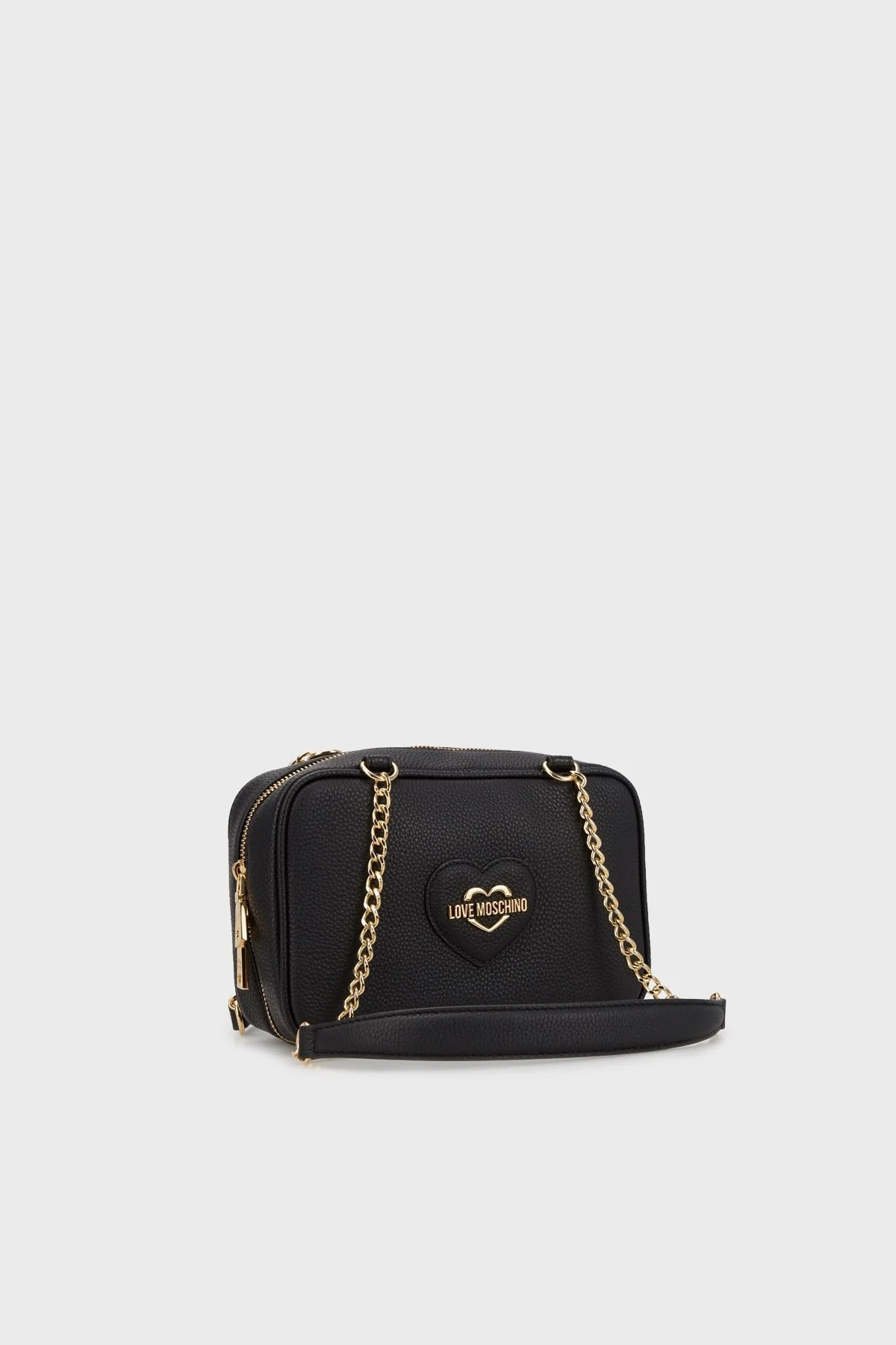 Love Moschino Logolu Zincir Detaylı Uzatma Askılı Bayan Çanta JC4059PP1HL1000A SİYAH - 2