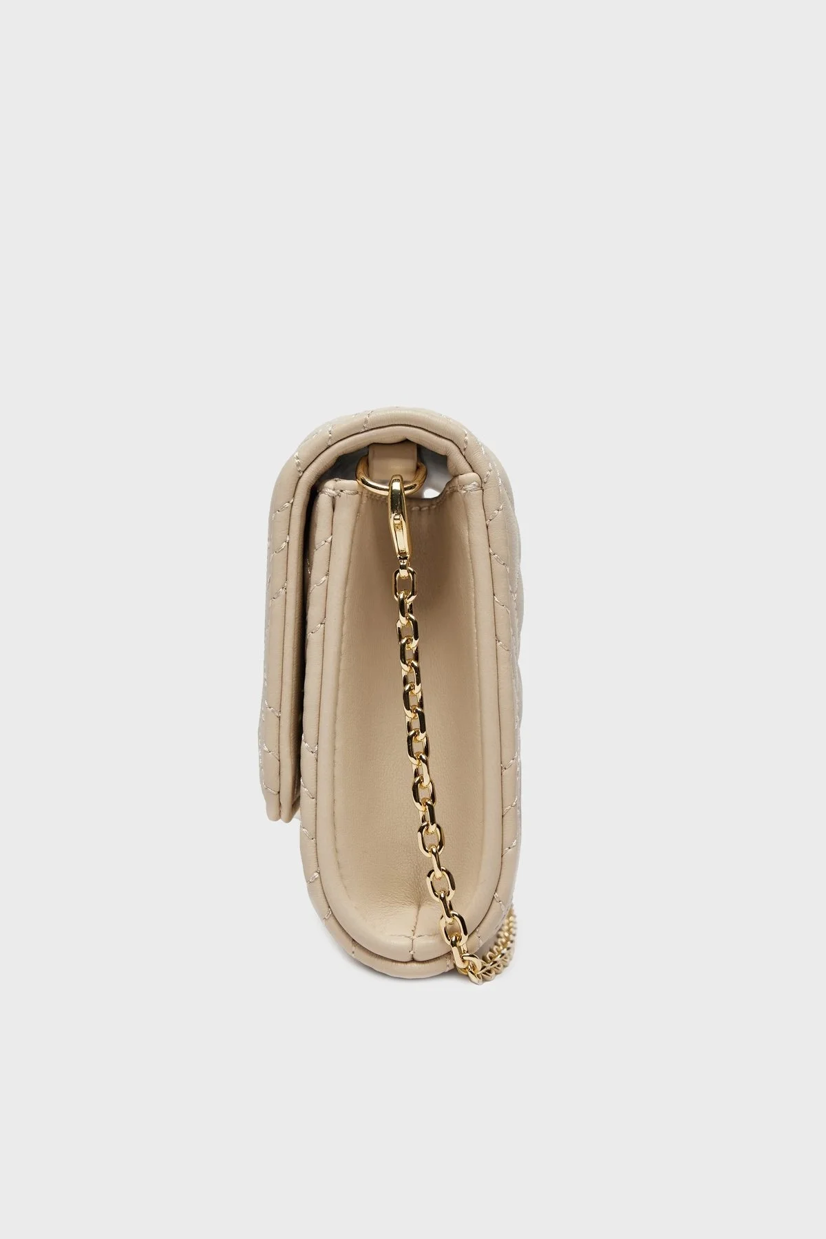 Love Moschino Logolu ZincirAskılı Kapitone Bayan Çanta JC4294PP0ILA0110 TAŞ - 3