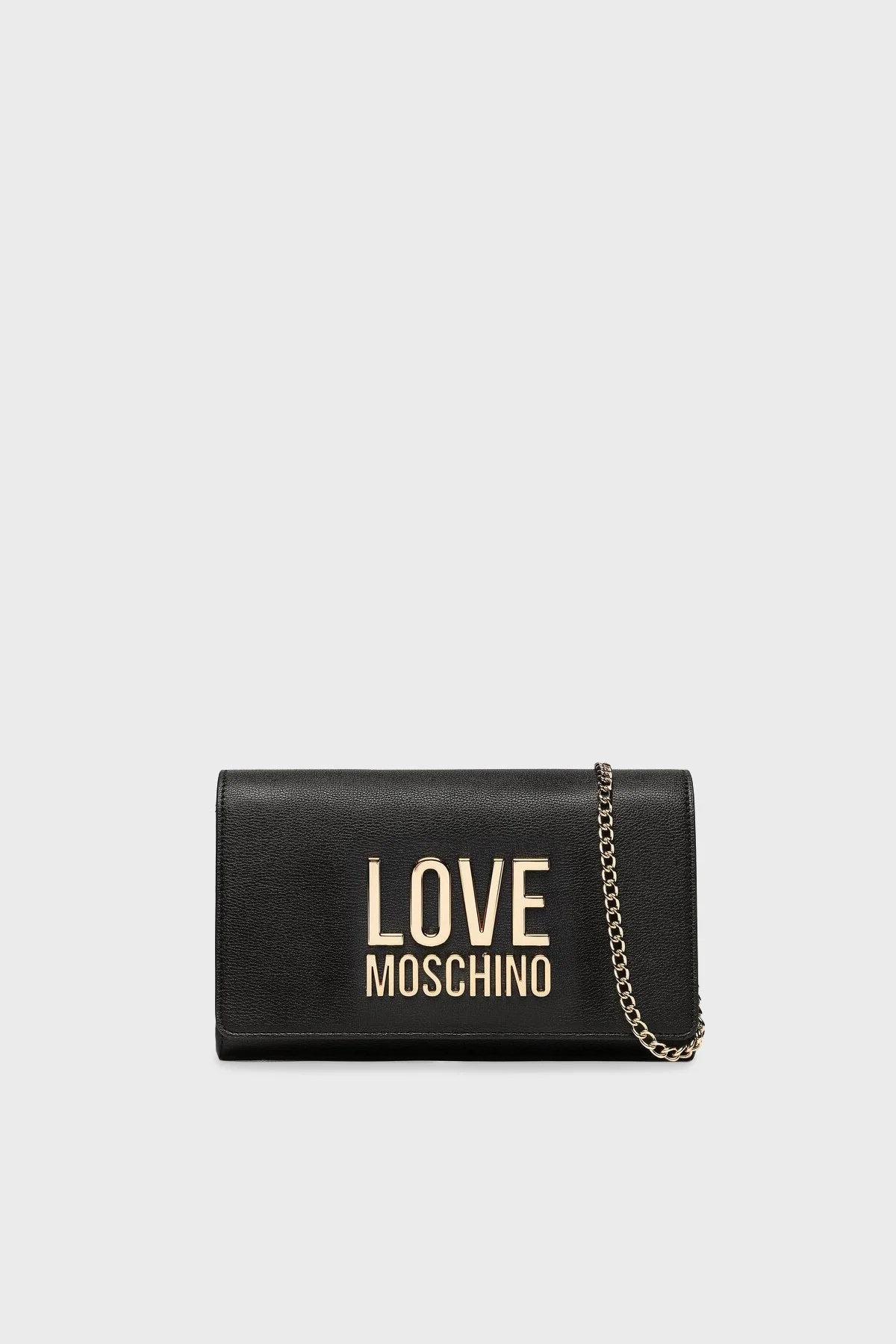 Love Moschino Logolu Zincirli Çapraz Askılı Bayan Çanta JC4127PP1HLI0000 SİYAH - 1