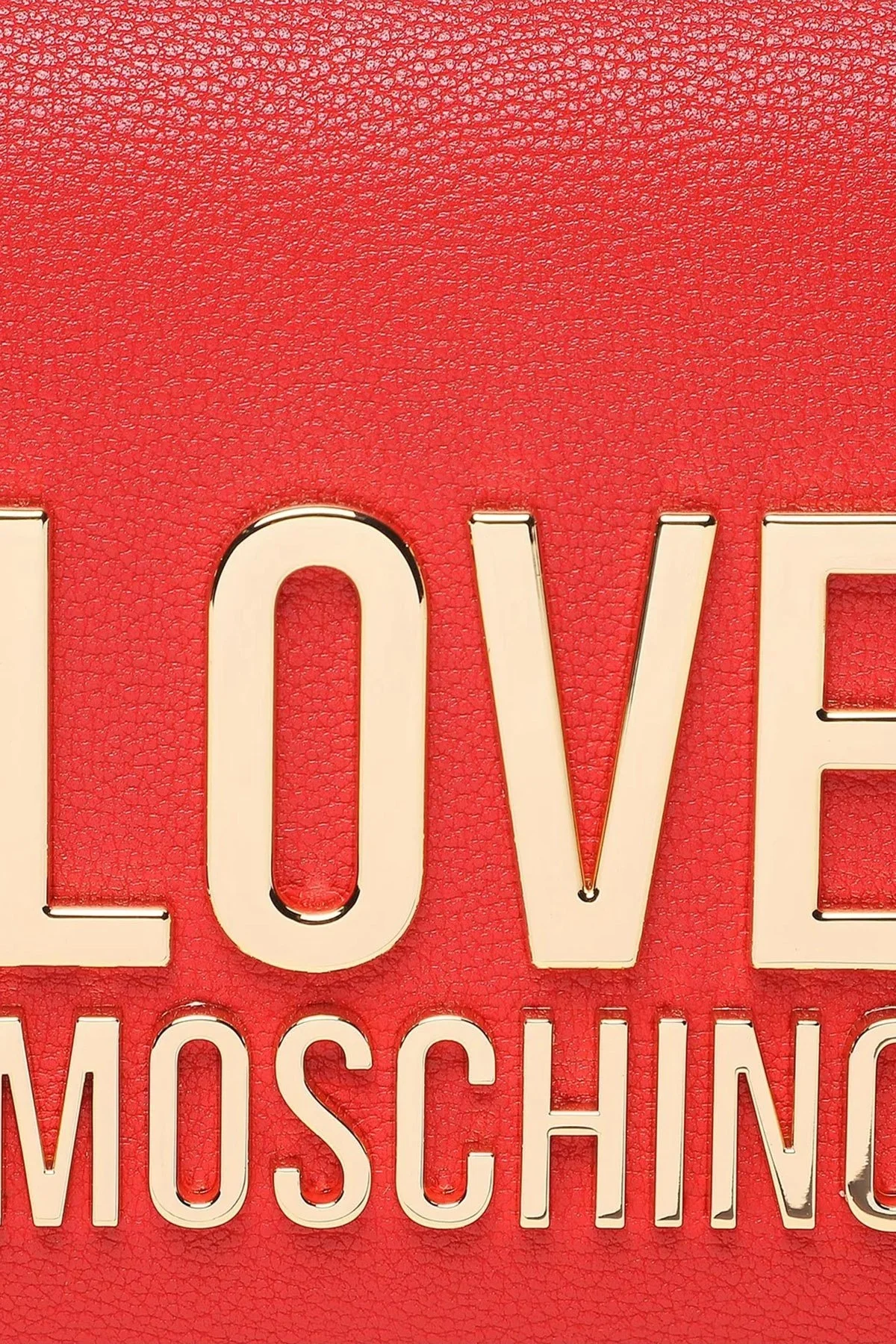 Love Moschino Logolu Zincirli Çapraz Askılı Bayan Çanta JC4127PP1HLI0500 KIRMIZI - 2
