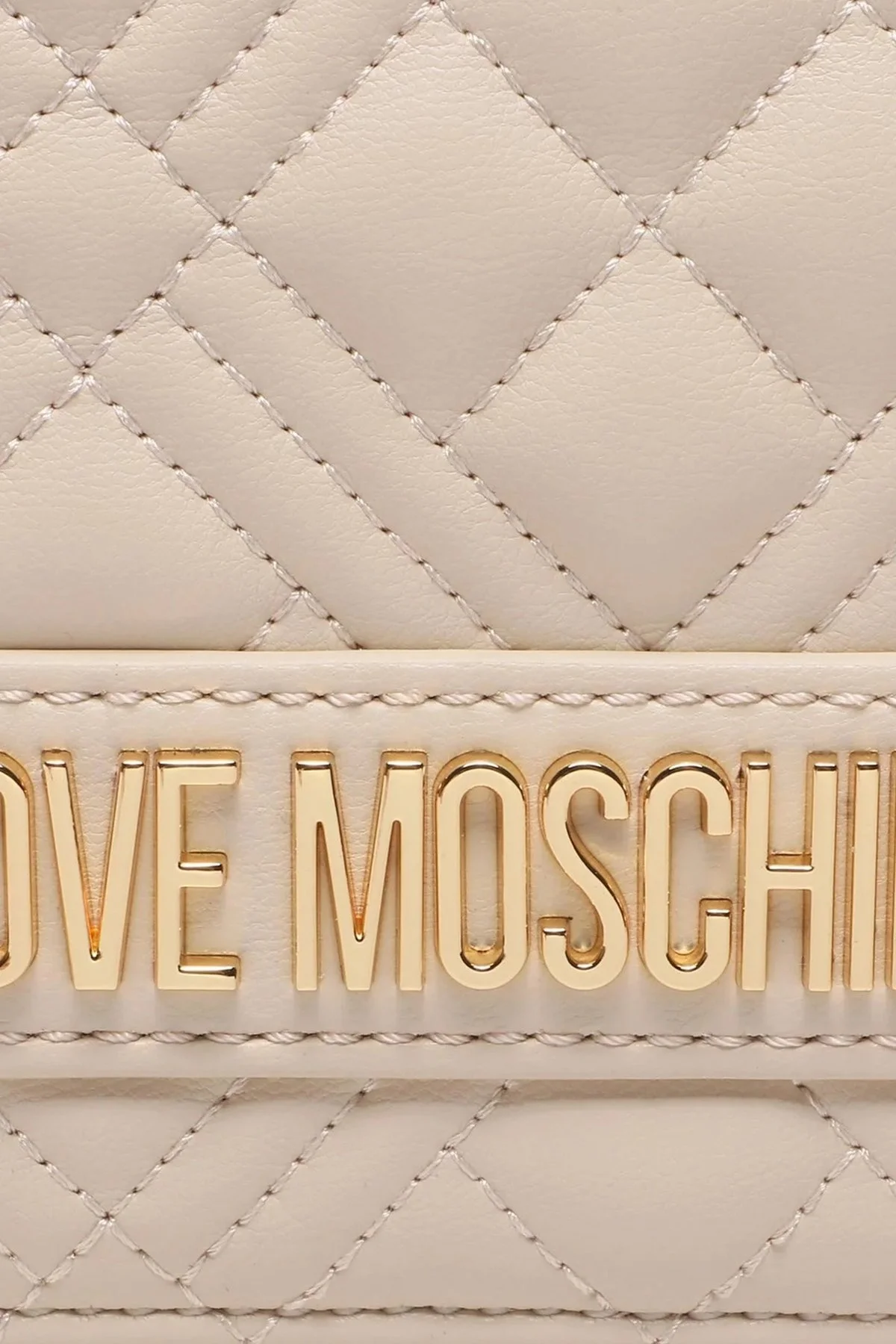 Love Moschino Logolu Zincirli Omuz Askılı Bayan Çanta JC4079PP1HLA0110 EKRU - 2