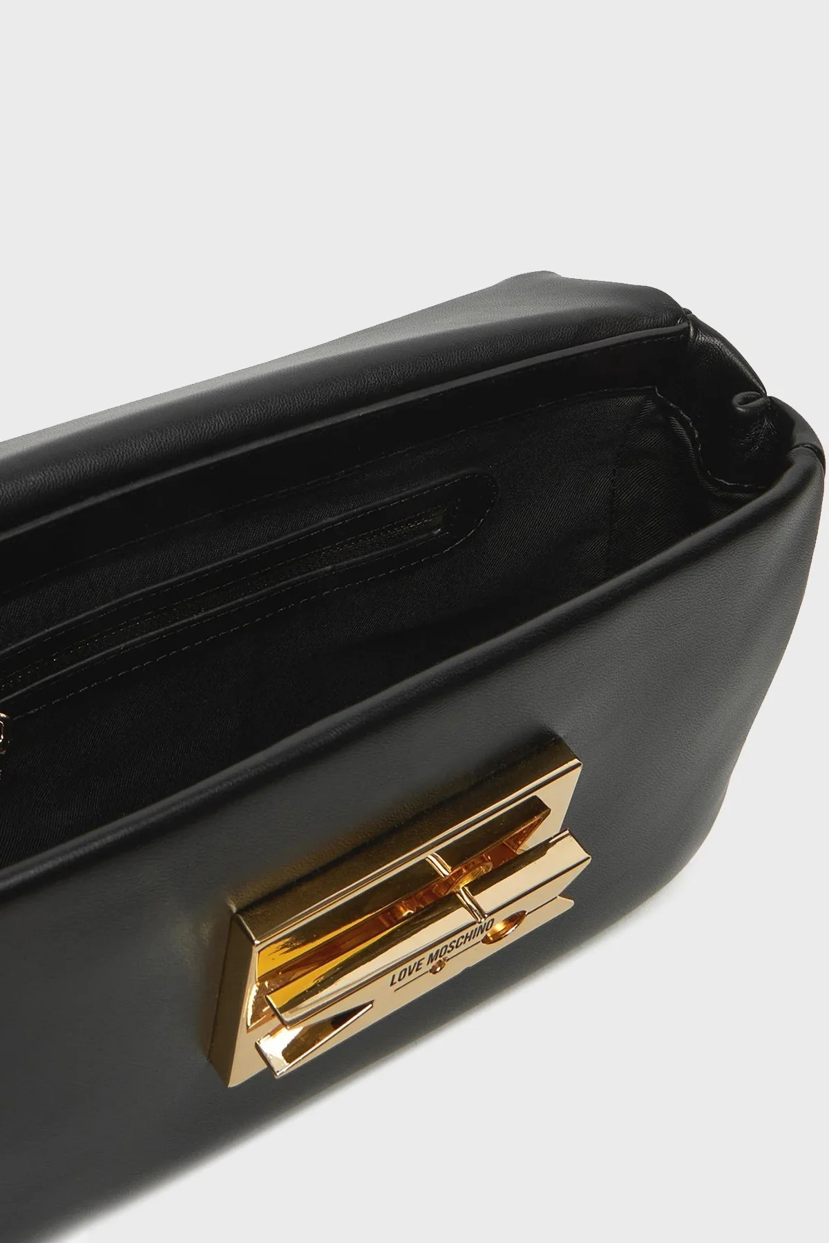 Love Moschino Mandal Detaylı Zincir Askılı Bayan Çanta JC4164PP1MLM0000 SİYAH - 4