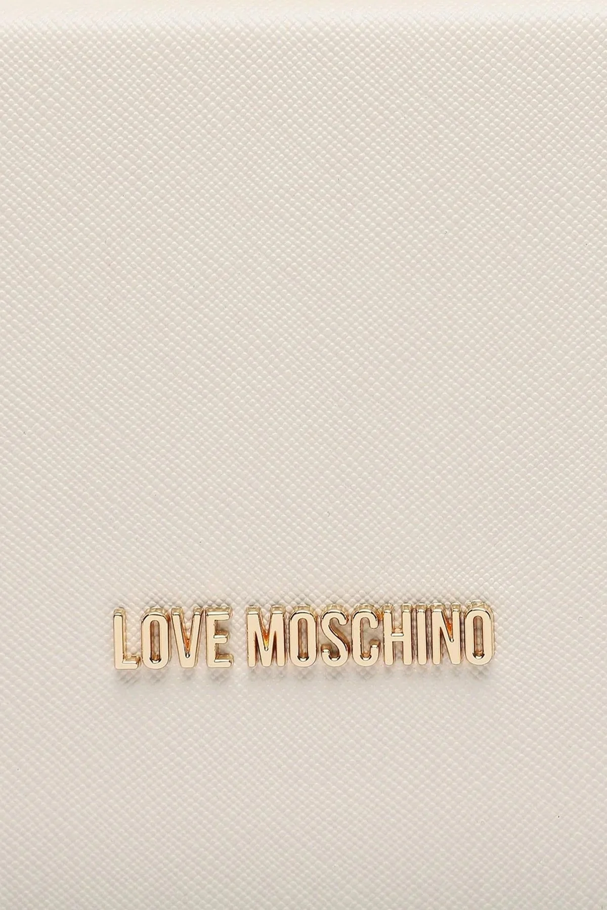 Love Moschino Metal Saplı Çıkarılabilir Zincir Askılı Bayan Çanta JC4047PP1HLR0110 EKRU - 2