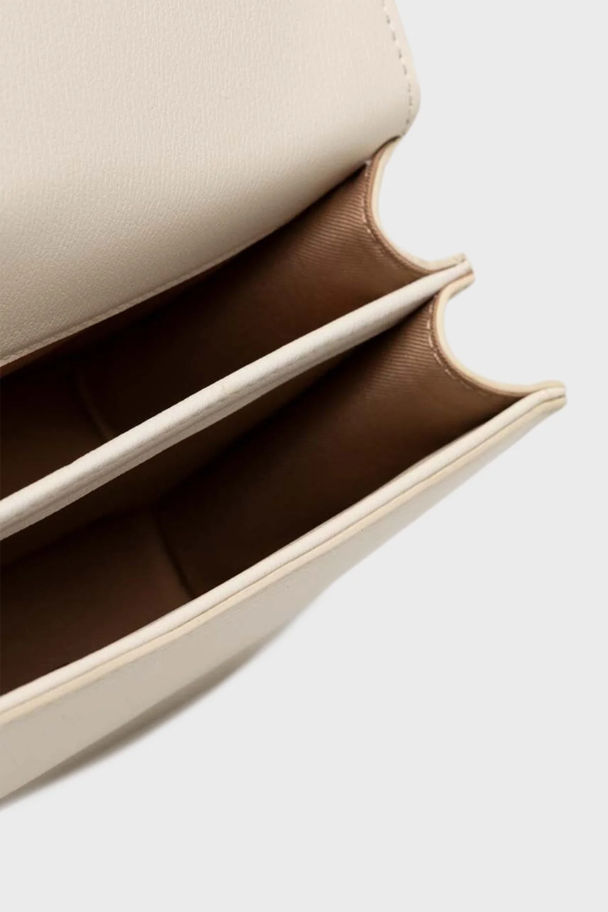 Love Moschino Mini Cüzdanlı Ayarlanabilir Ve Çıkarılabilir Omuz Askılı Bayan Çanta JC4081PP1HLD0110 EKRU - 6