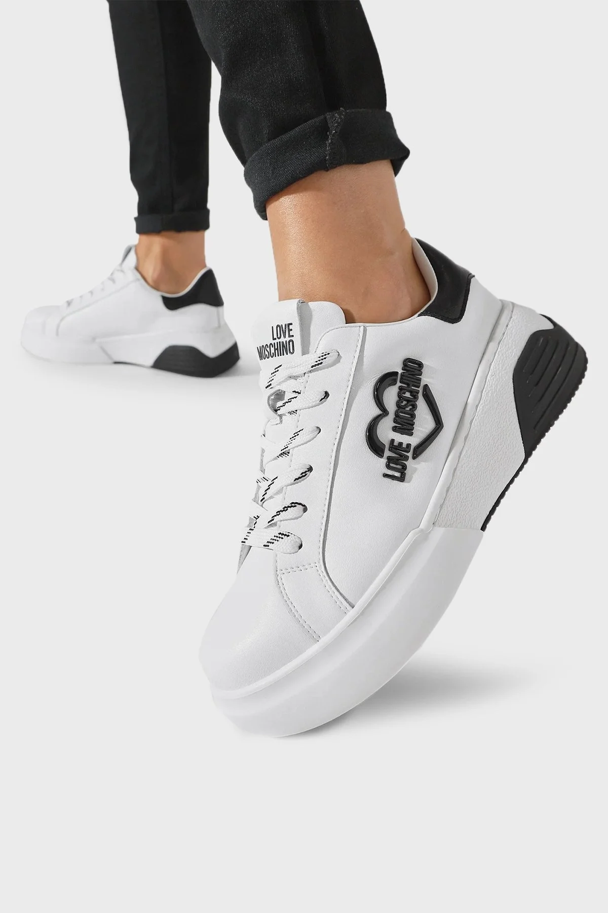 Love Moschino Sneaker Bayan Ayakkabı JA15105G1HIA110A BEYAZ - 2