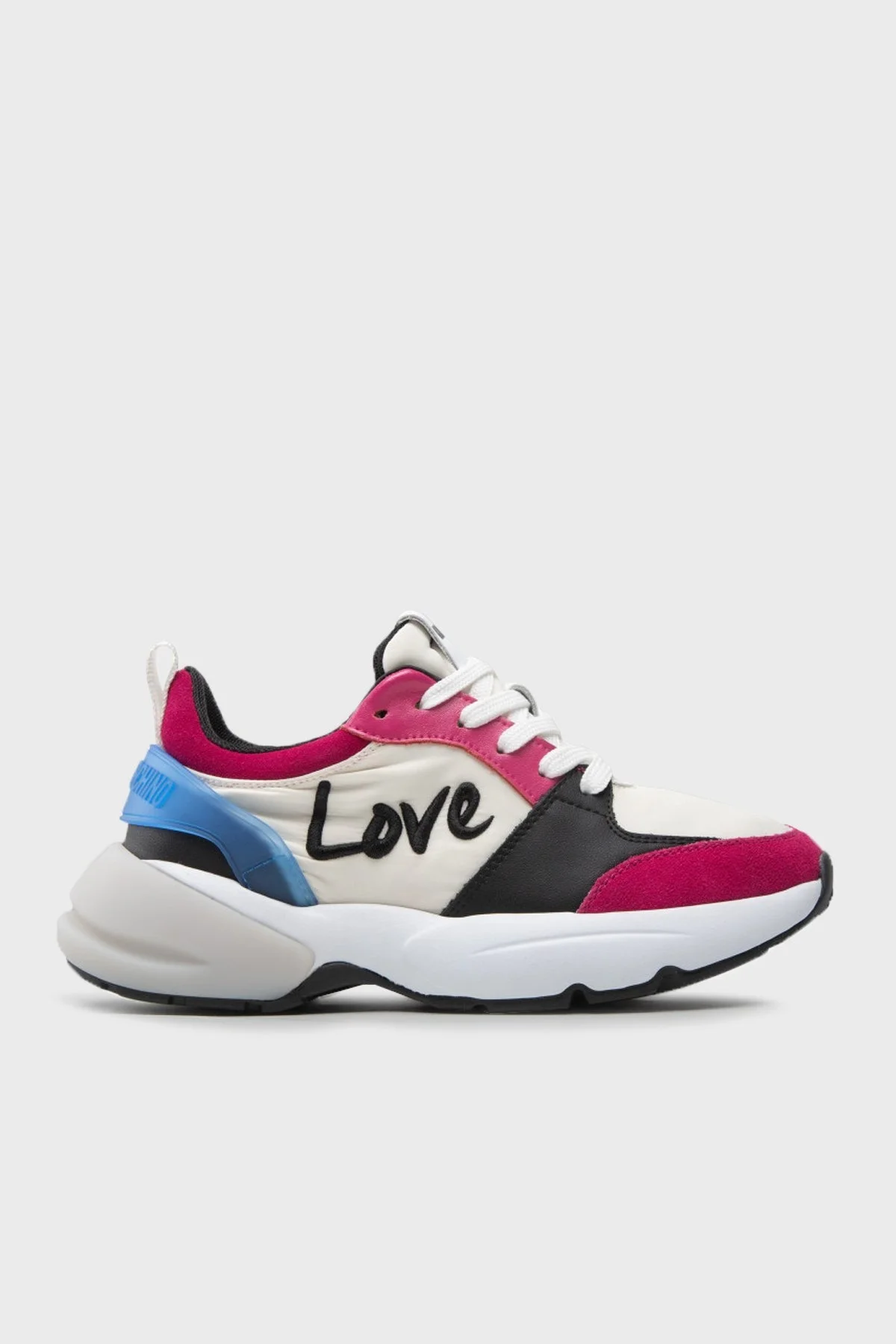 Love Moschino Sneaker Bayan Ayakkabı JA15555G1FIO612A BEJ-FUŞYA - 1