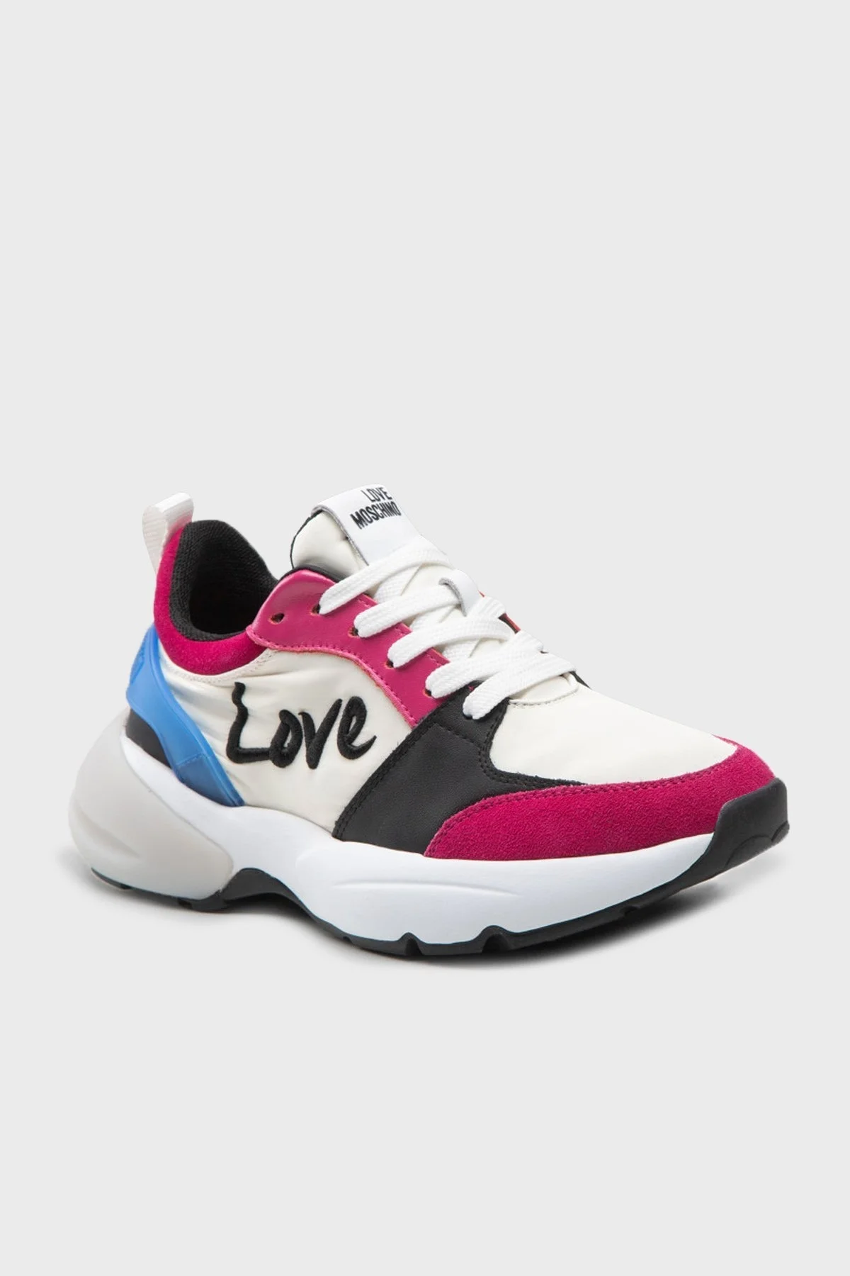 Love Moschino Sneaker Bayan Ayakkabı JA15555G1FIO612A BEJ-FUŞYA - 2