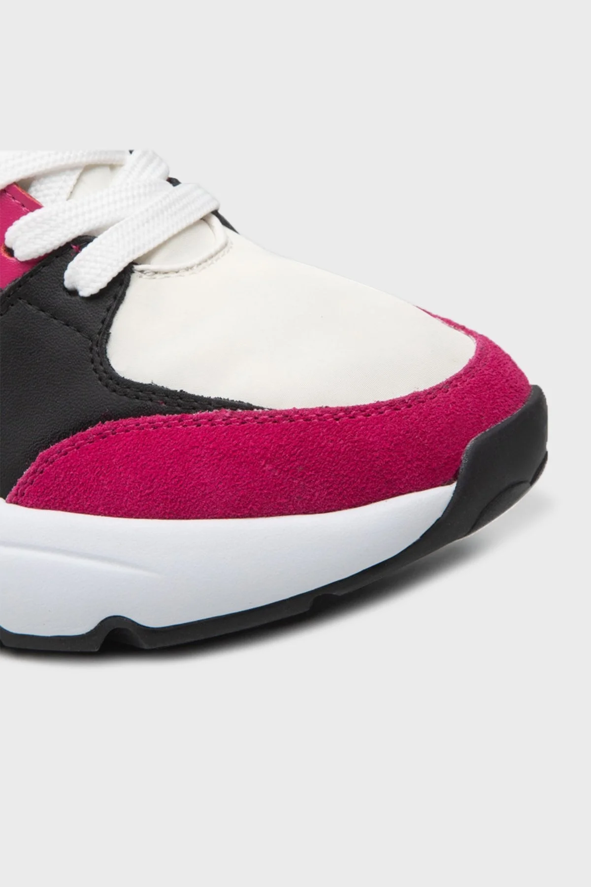 Love Moschino Sneaker Bayan Ayakkabı JA15555G1FIO612A BEJ-FUŞYA - 6