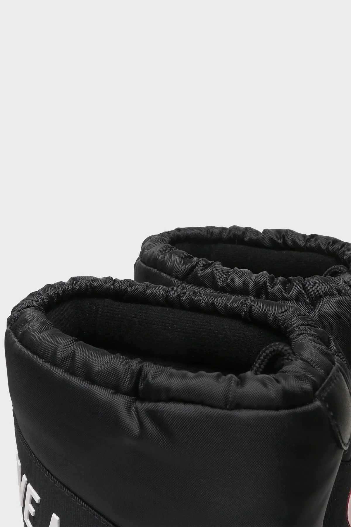 Love Moschino Suya Dayanıklı Logolu Büzgülü Bayan Kar Botu JA24032G1HISA000 SİYAH - 4