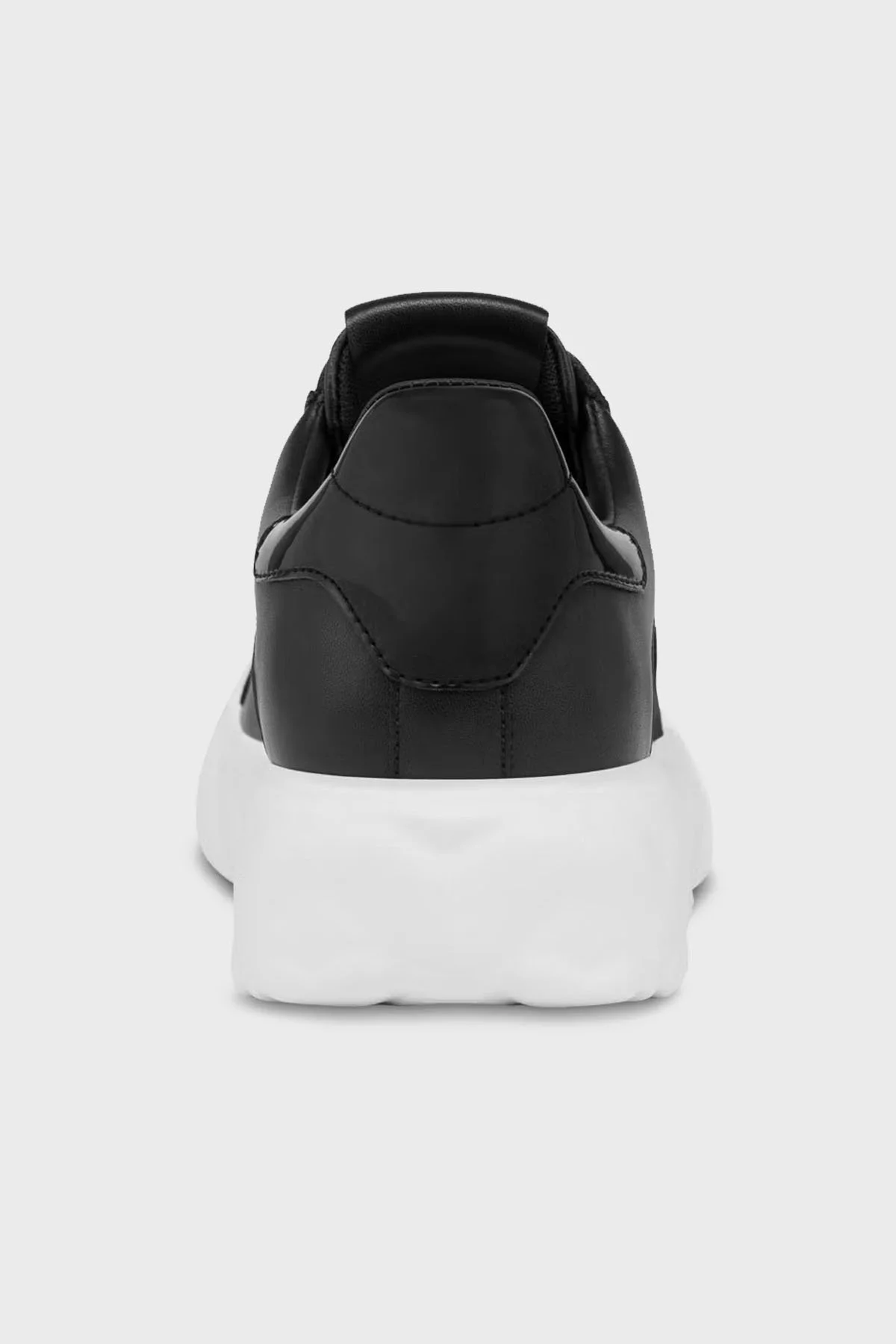 Love Moschino Taş Logolu Deri Sneaker Bayan Ayakkabı JA15064G1MIA400A SİYAH - 4