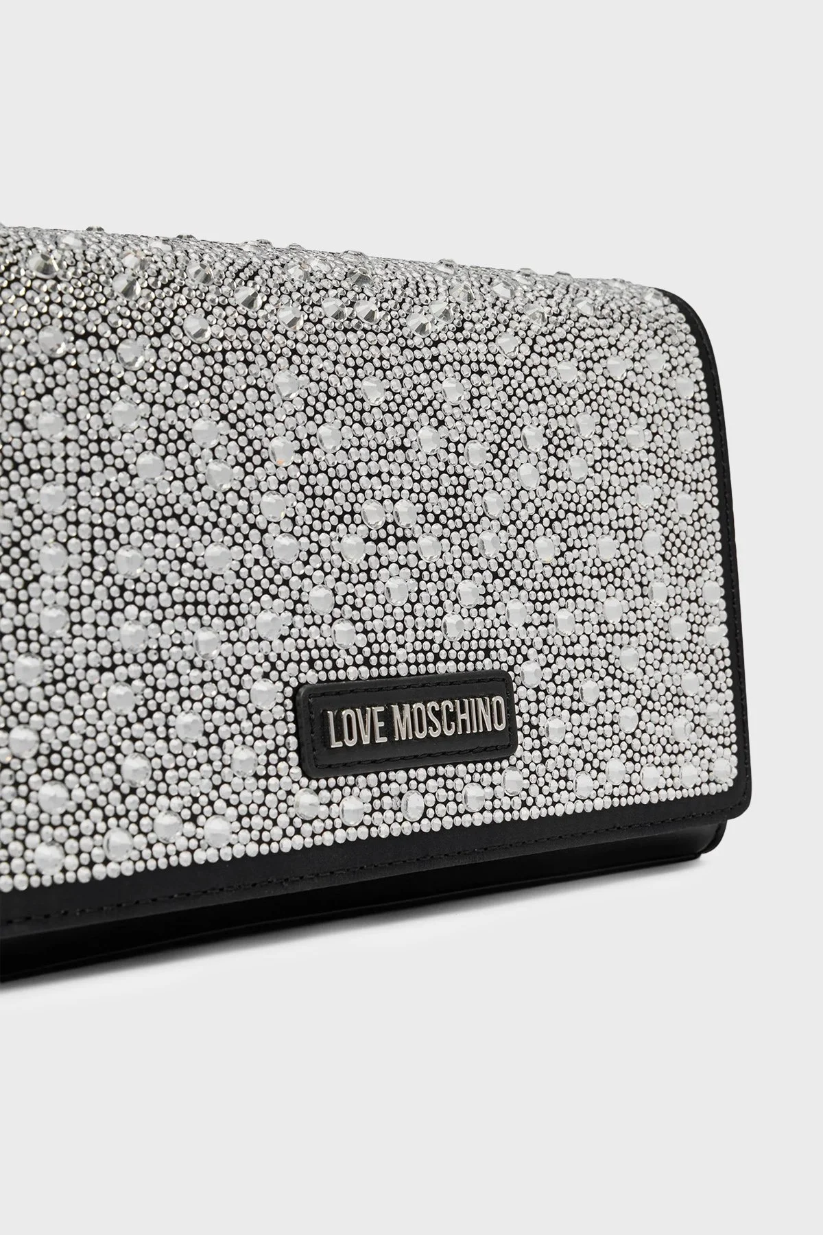 Love Moschino Taşlı Zincir Askılı Bayan Çanta JC4168PP1OLW100A SİYAH - 6