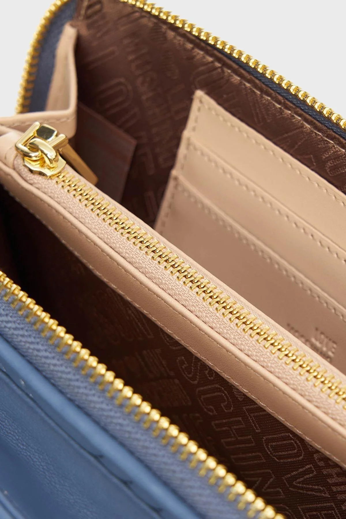 Love Moschino Telefon Bölmeli Zincir Askılı Kapitone Bayan Cüzdan JC5682PP1FLA0707 LİLA - 4