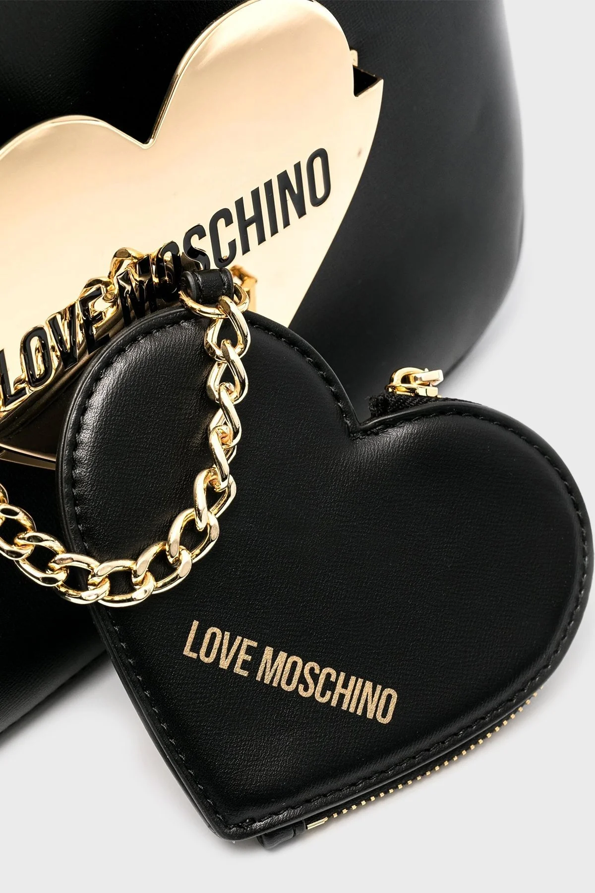 Love Moschino Zincir Askılı Bayan Çanta JC4130PP1ILO0000 SİYAH - 4