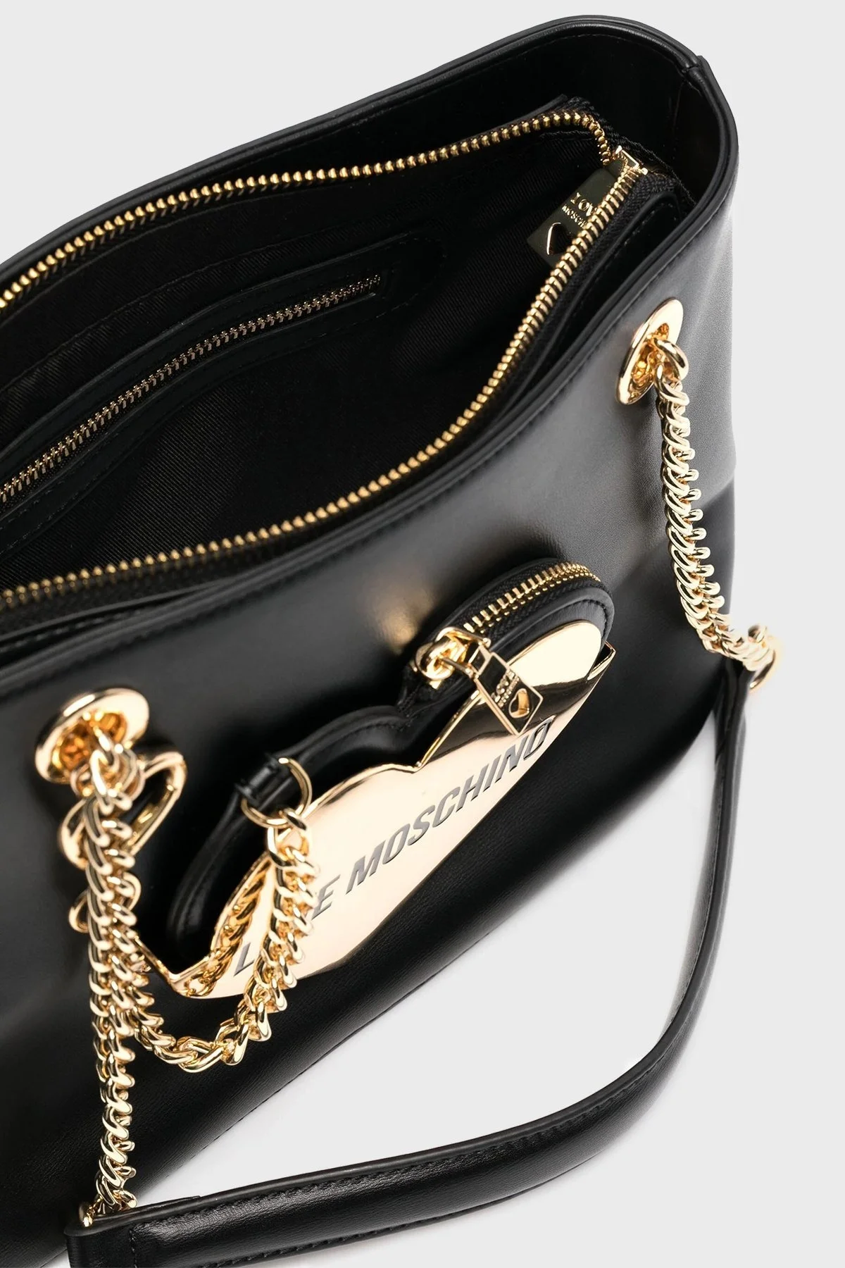 Love Moschino Zincir Askılı Bayan Çanta JC4130PP1ILO0000 SİYAH - 5