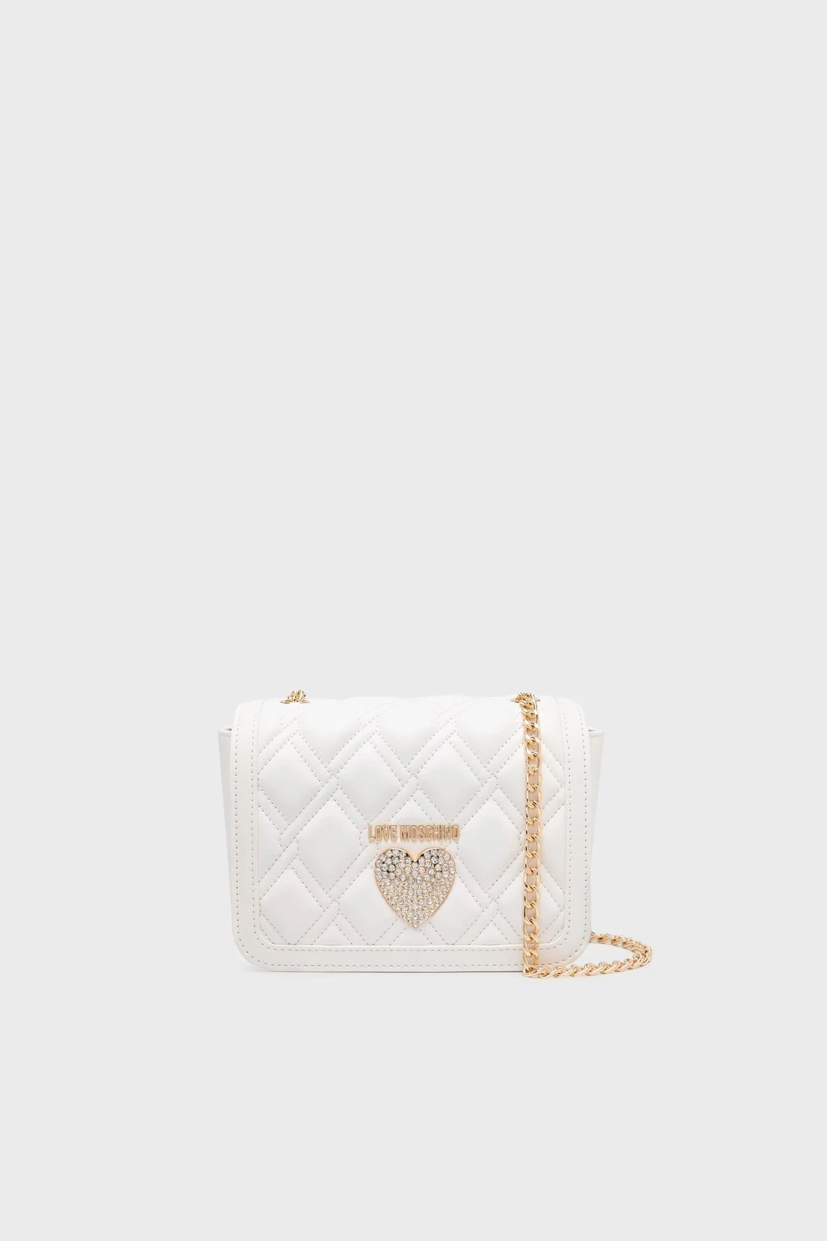 Love Moschino Zincir Askılı Bayan Çanta JC4344PP0IK1010A BEYAZ - 1