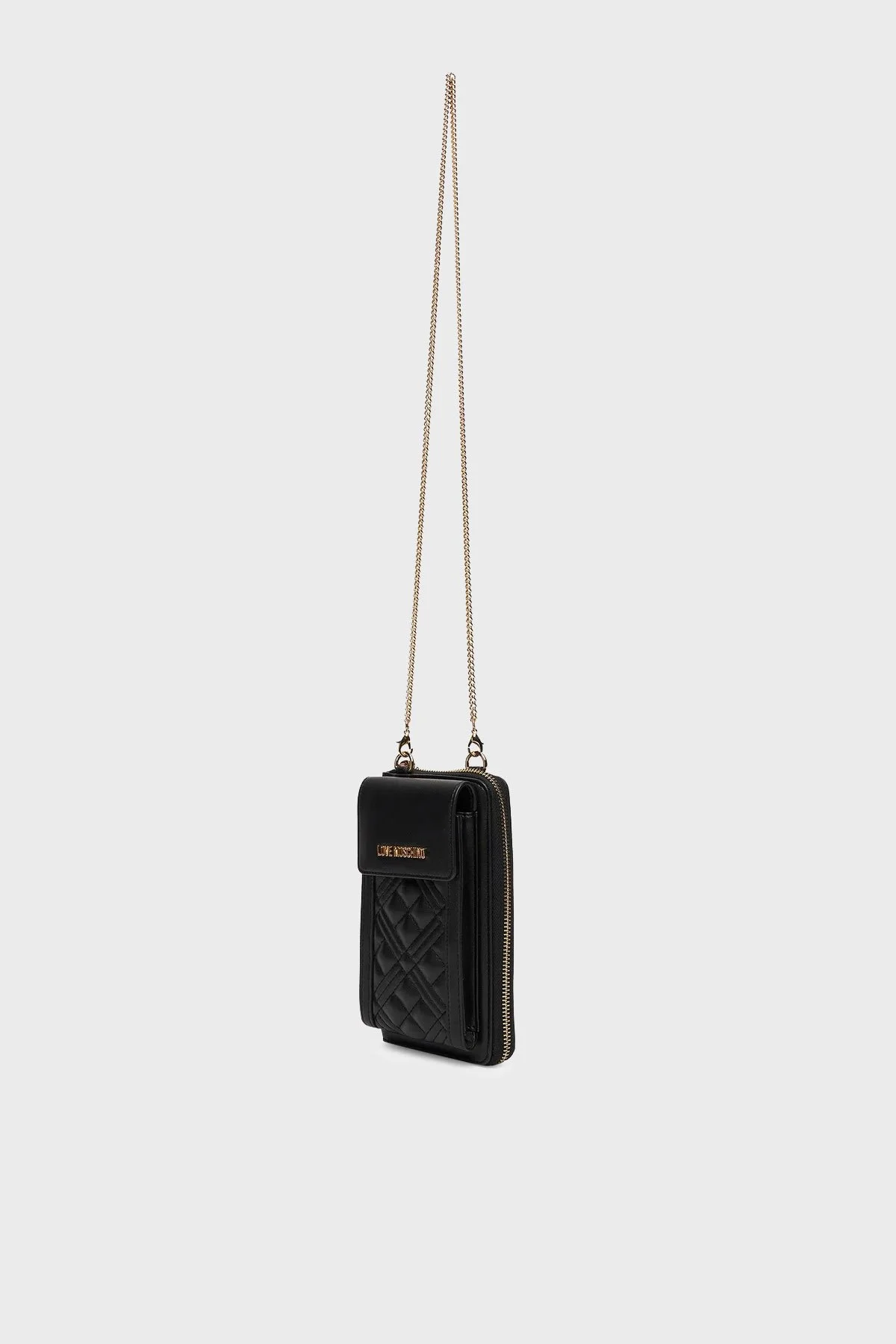 Love Moschino Zincir Askılı Kadın Cüzdan JC5682PP1PLA0000 Siyah - 4