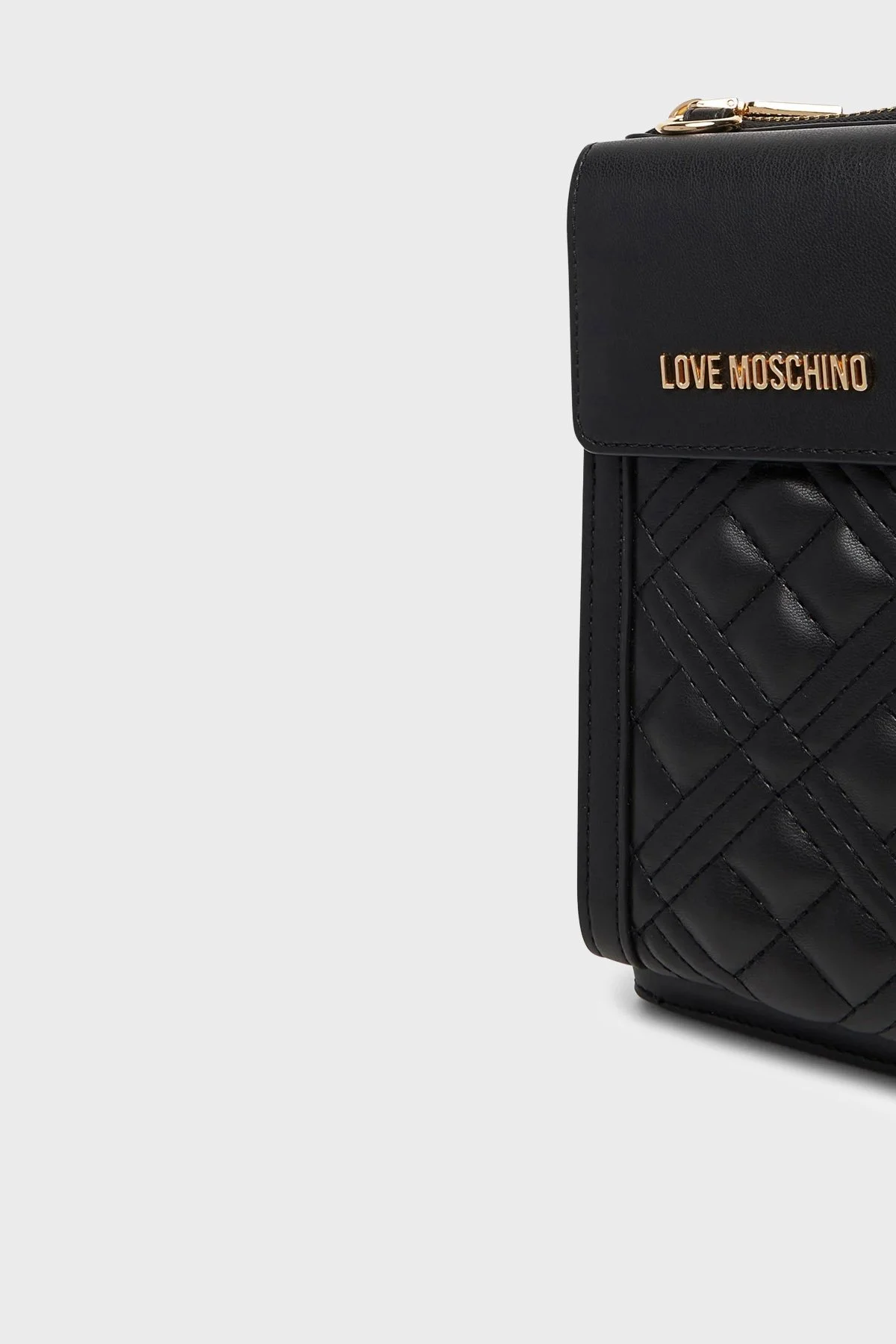 Love Moschino Zincir Askılı Kadın Cüzdan JC5682PP1PLA0000 Siyah - 5