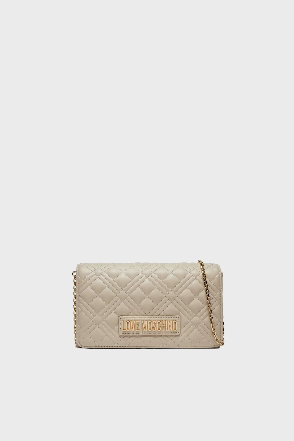 Love Moschino Zincir Askılı Kapitone Bayan Çanta JC4079PP1LLA0110 BEJ - 1