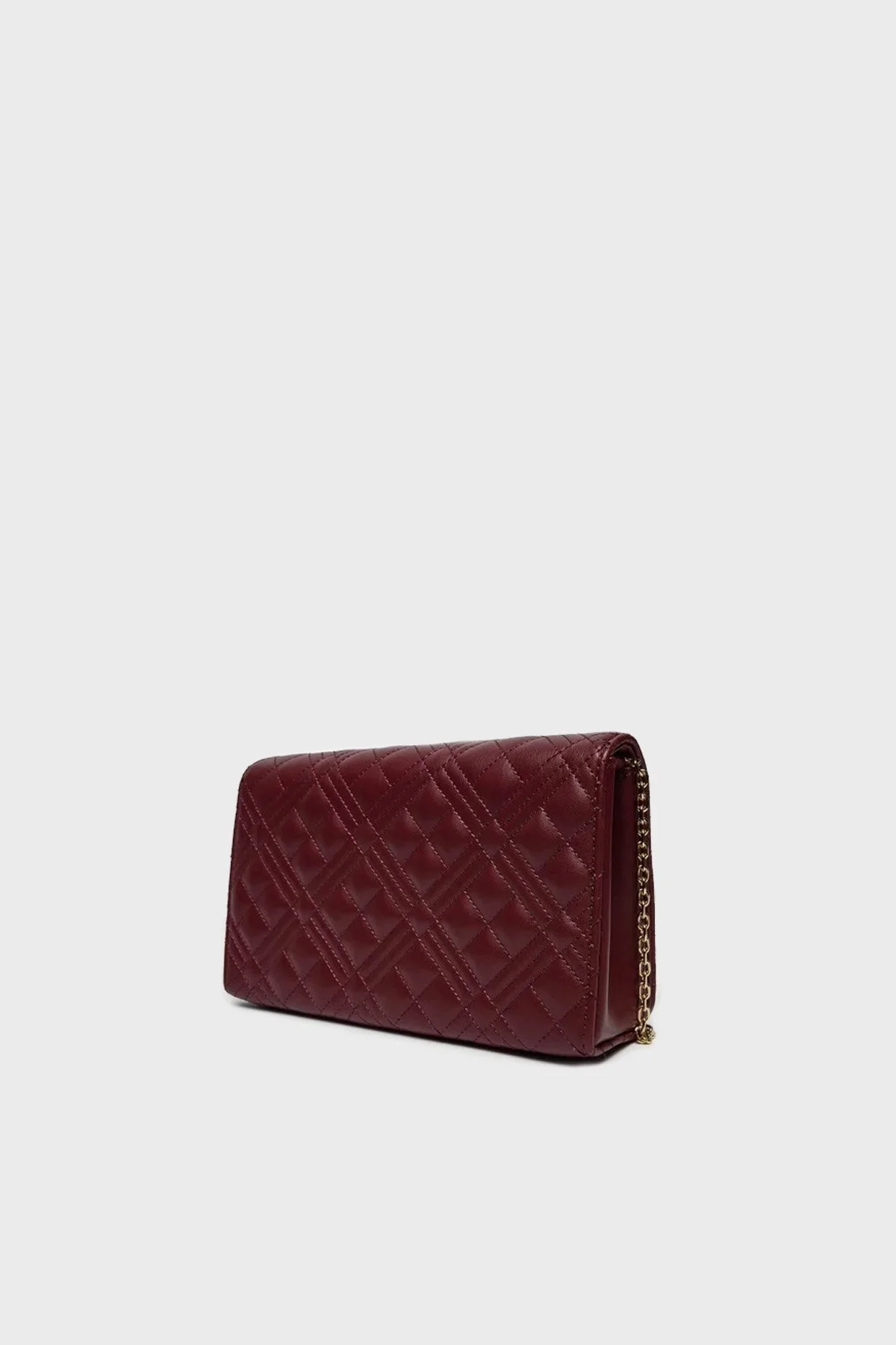 Love Moschino Zincir Askılı Kapitone Bayan Çanta JC4079PP1LLA0552 BORDO - 3