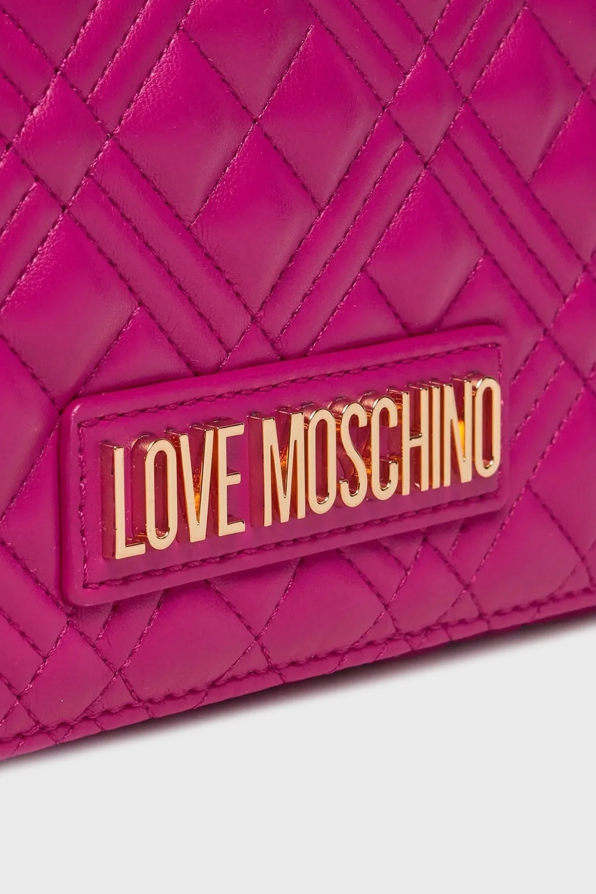 Love Moschino Zincir Askılı Kapitone Bayan Çanta JC4079PP1LLA0626 FUŞYA - 12