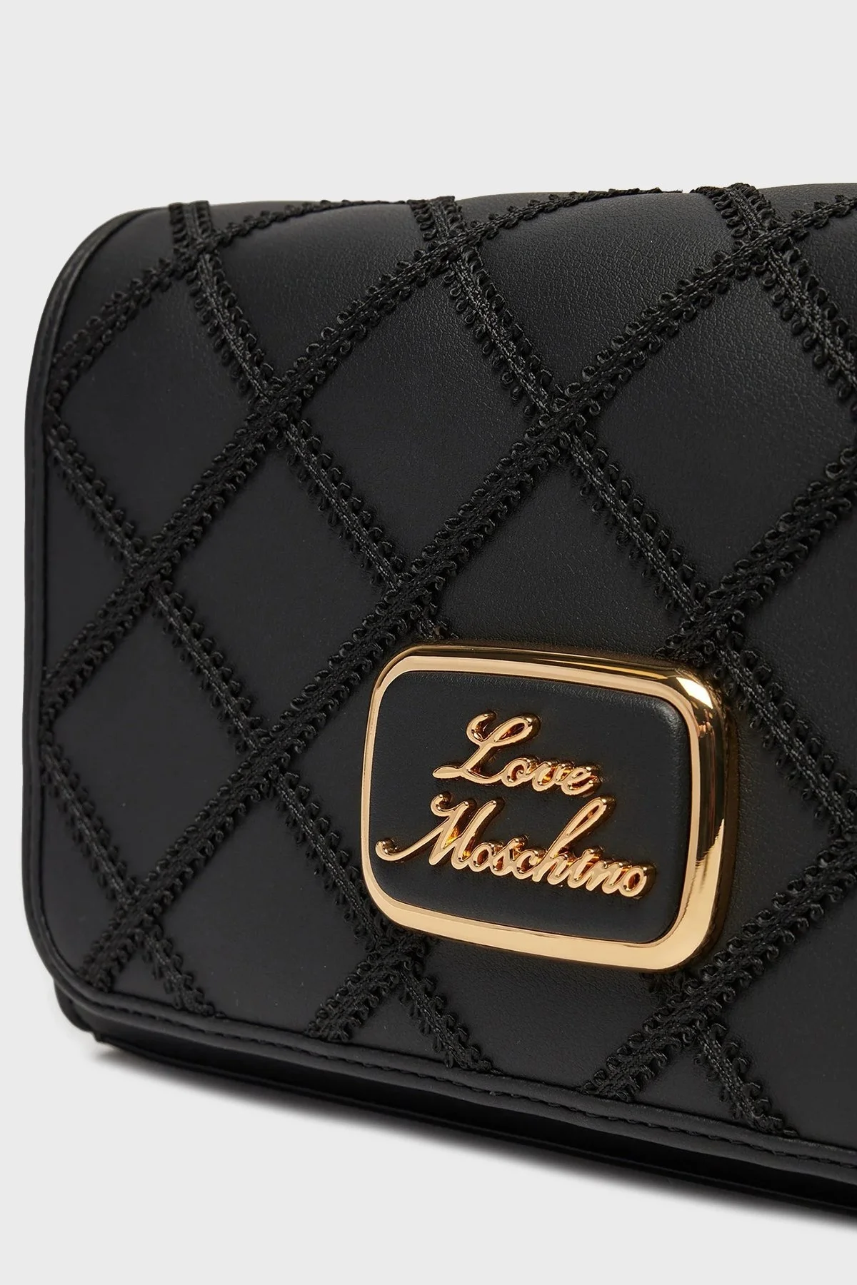 Love Moschino Zincir Askılı Kapitone Bayan Çanta JC4311PP0LKK100A SİYAH - 8