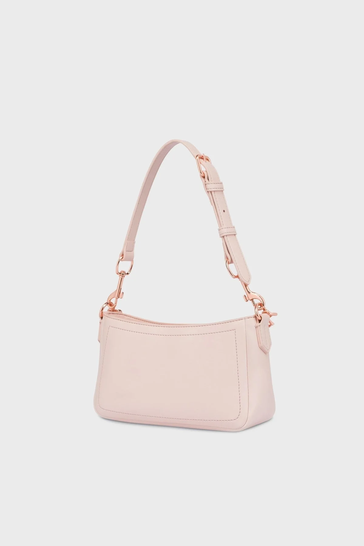 Love Moschino Zincir Detaylı Ayarlanabilir Omuz Askılı Bayan Çanta JC4124PP1ILN160A PUDRA - 2
