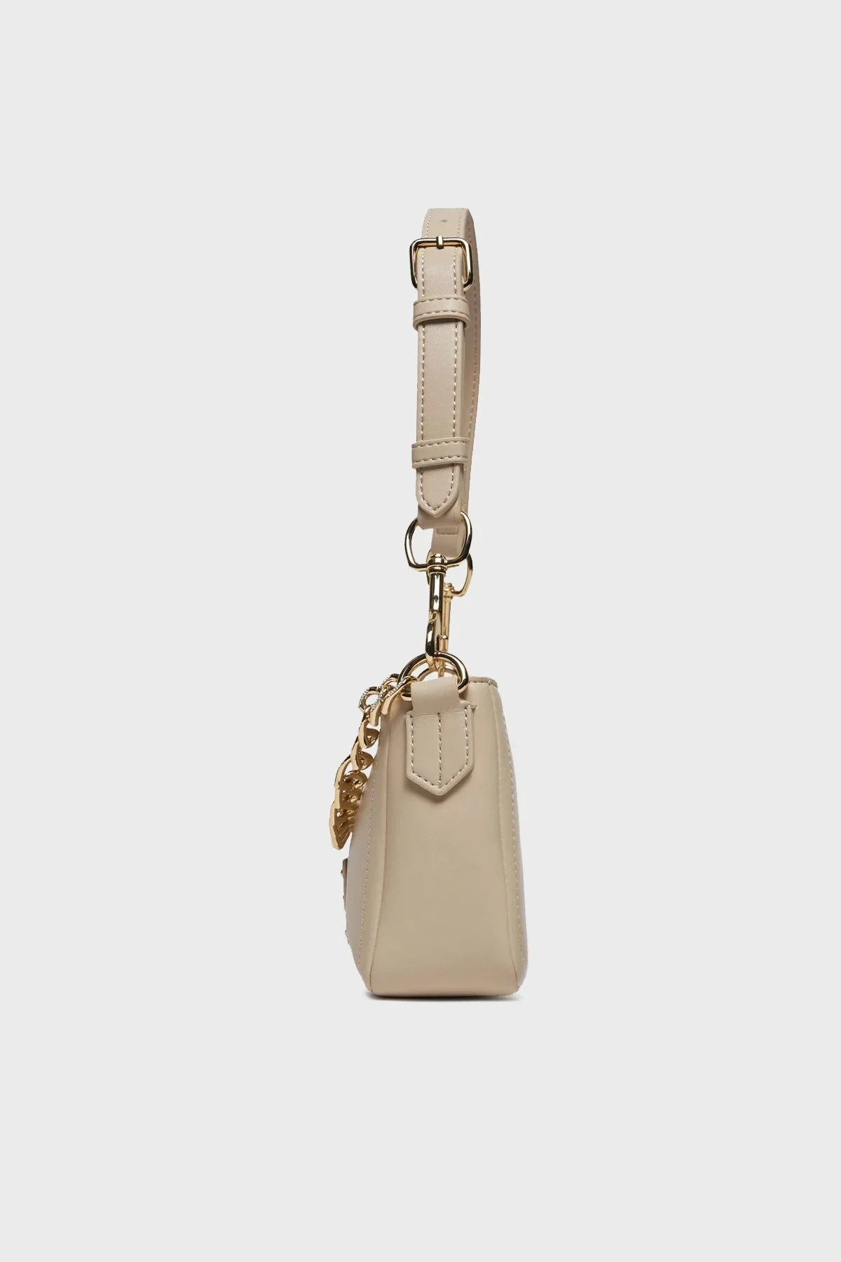 Love Moschino Zincir Detaylı Omuz Askılı Bayan Çanta JC4124PP1ILN111A BEJ - 10
