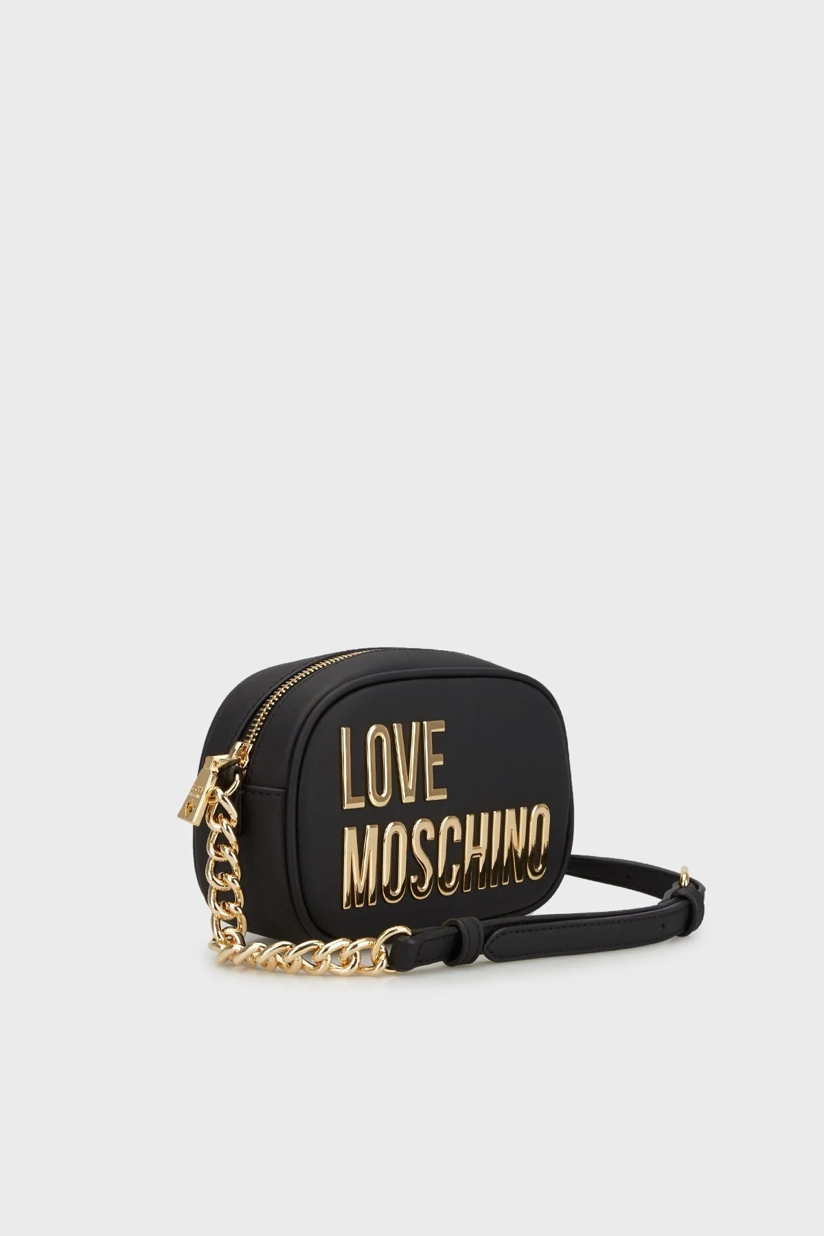 Love Moschino Zincirli Ayarlanabilir Askılı Bayan Çanta JC4026PP1LKD0000 SİYAH - 2