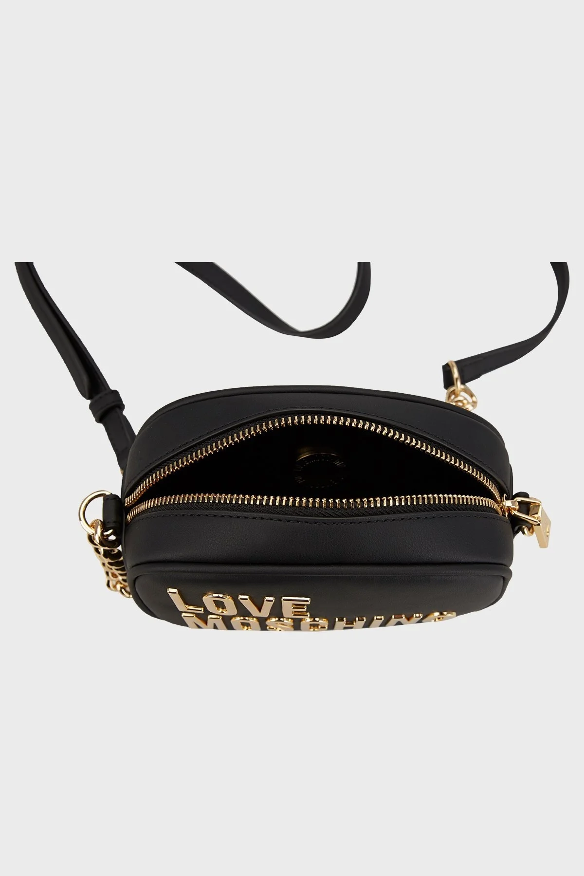 Love Moschino Zincirli Ayarlanabilir Askılı Bayan Çanta JC4026PP1LKD0000 SİYAH - 4