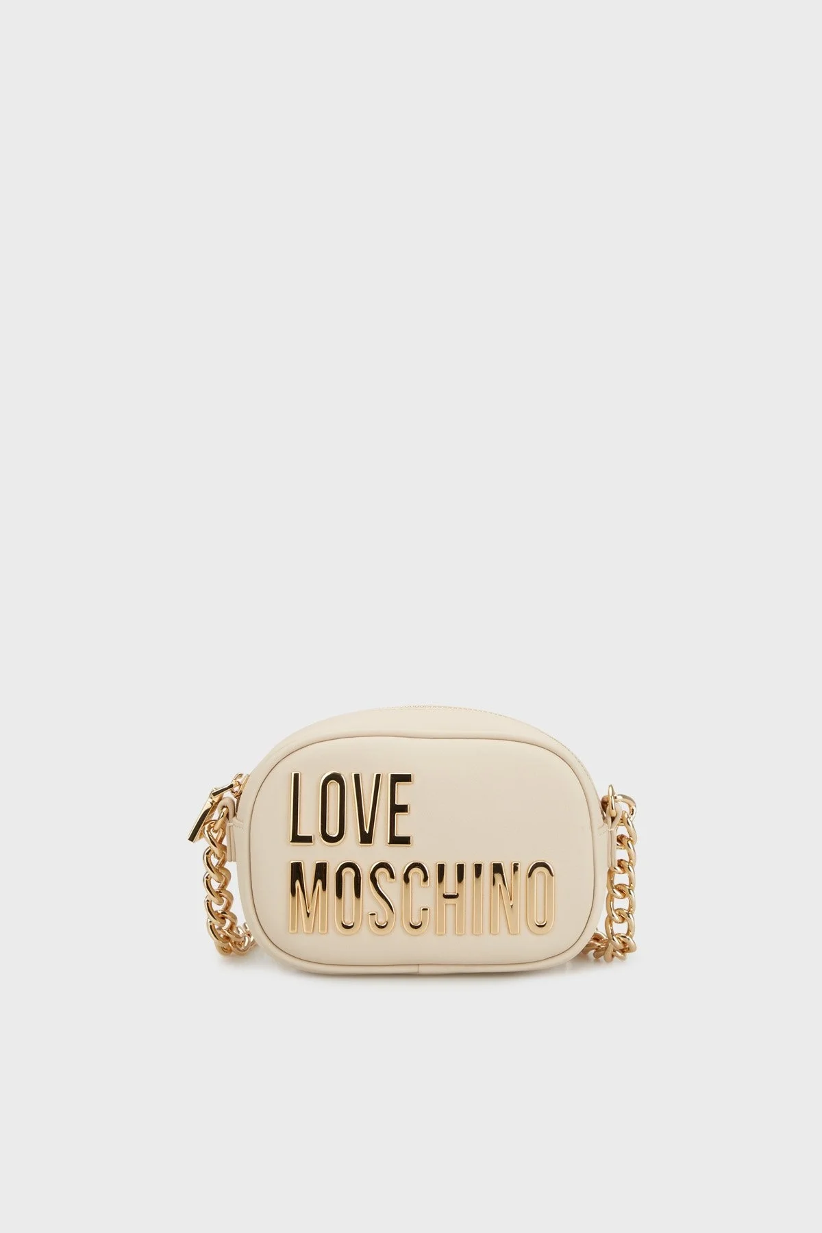 Love Moschino Zincirli Ayarlanabilir Askılı Bayan Çanta JC4026PP1LKD0110 BEJ - 1