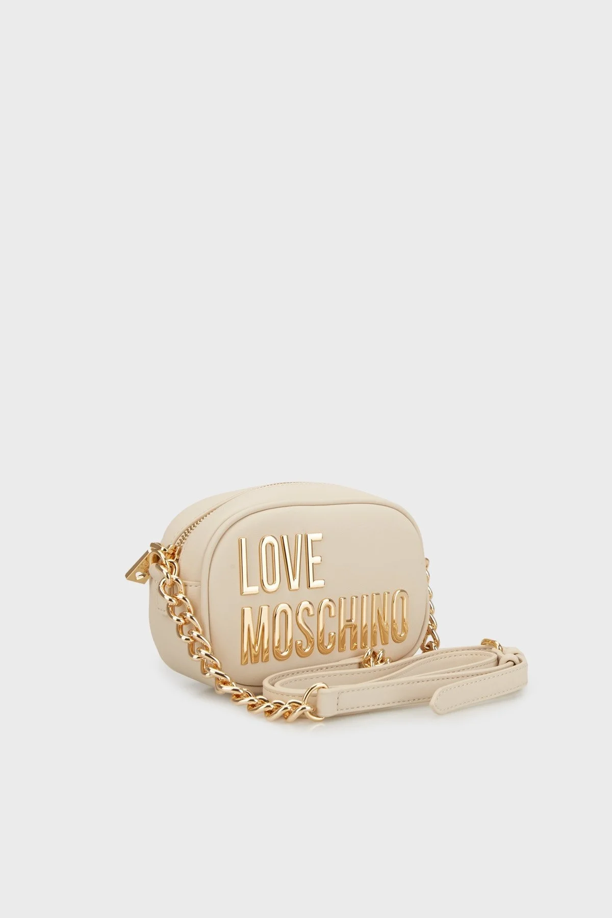 Love Moschino Zincirli Ayarlanabilir Askılı Bayan Çanta JC4026PP1LKD0110 BEJ - 2
