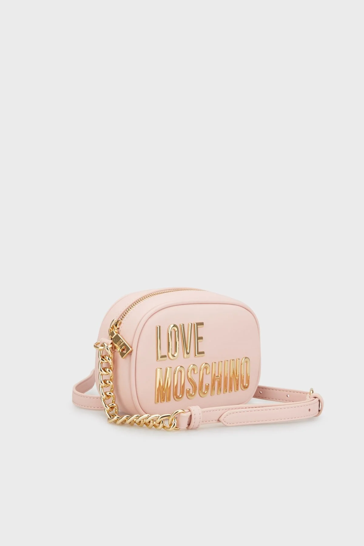 Love Moschino Zincirli Ayarlanabilir Askılı Bayan Çanta JC4026PP1LKD0600 PUDRA - 6