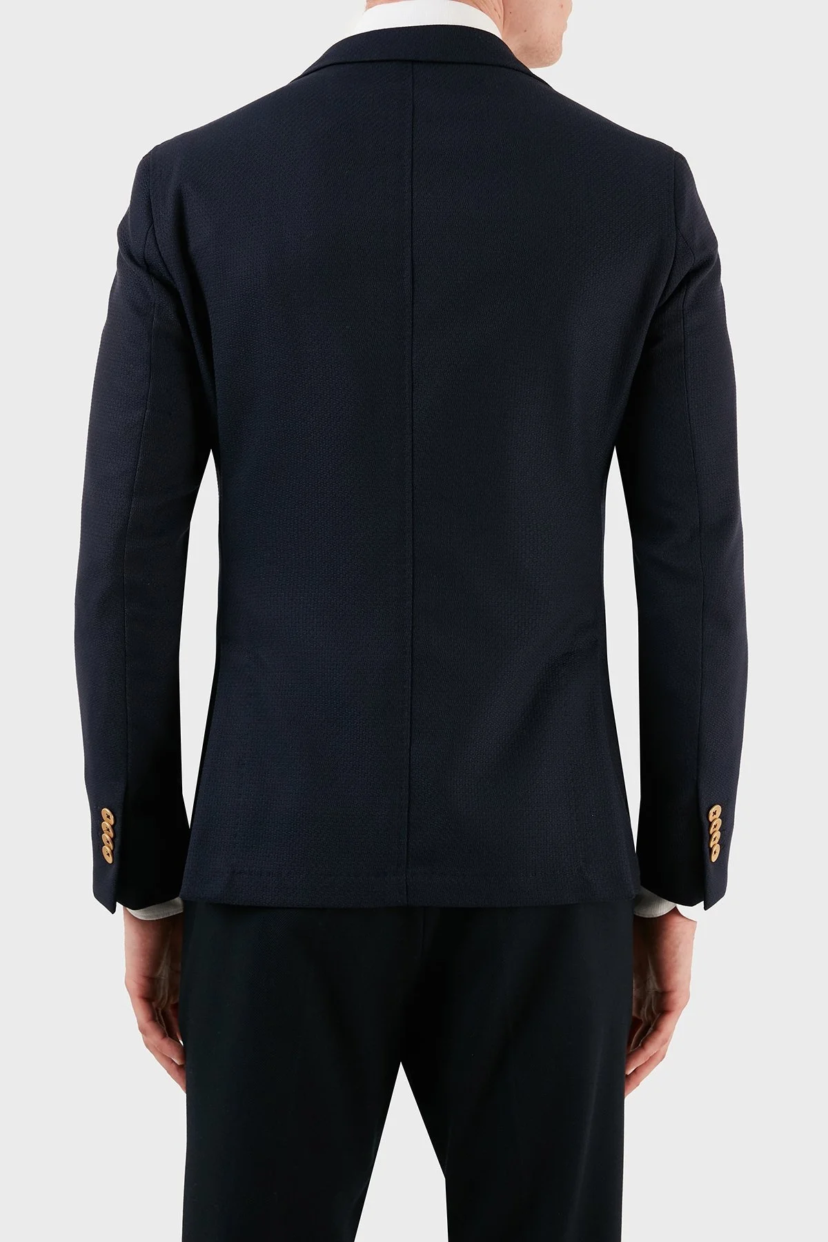 Manuel Ritz Yün ve Pamuk Karışımlı Blazer Erkek Ceket ZOX2111G517Y1161531C88 LACİVERT - 7