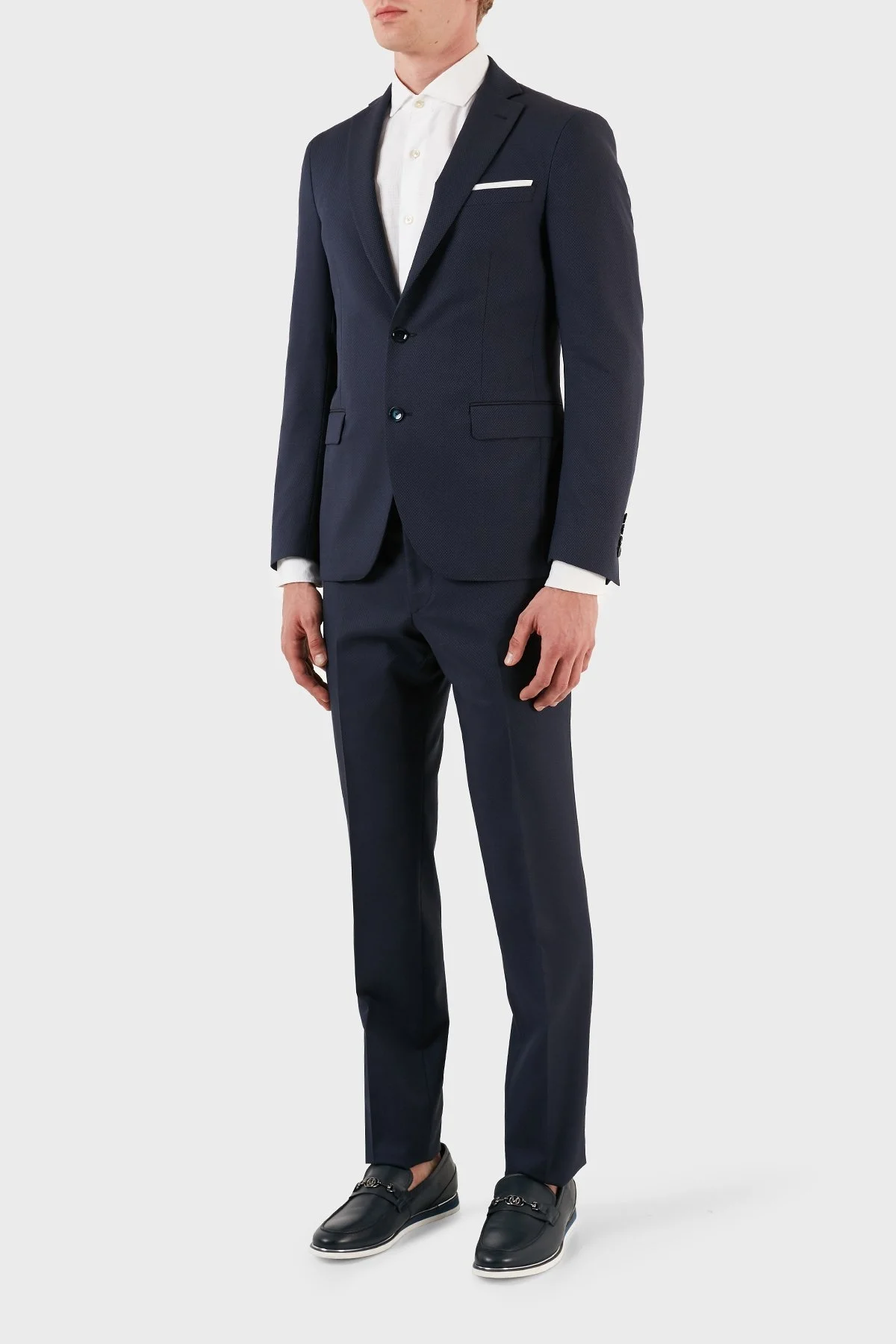 Manuel Ritz Yün ve Pamuk Karışımlı Kışlık Erkek Takım ZOX2011A737161111C88 LACİVERT - 10