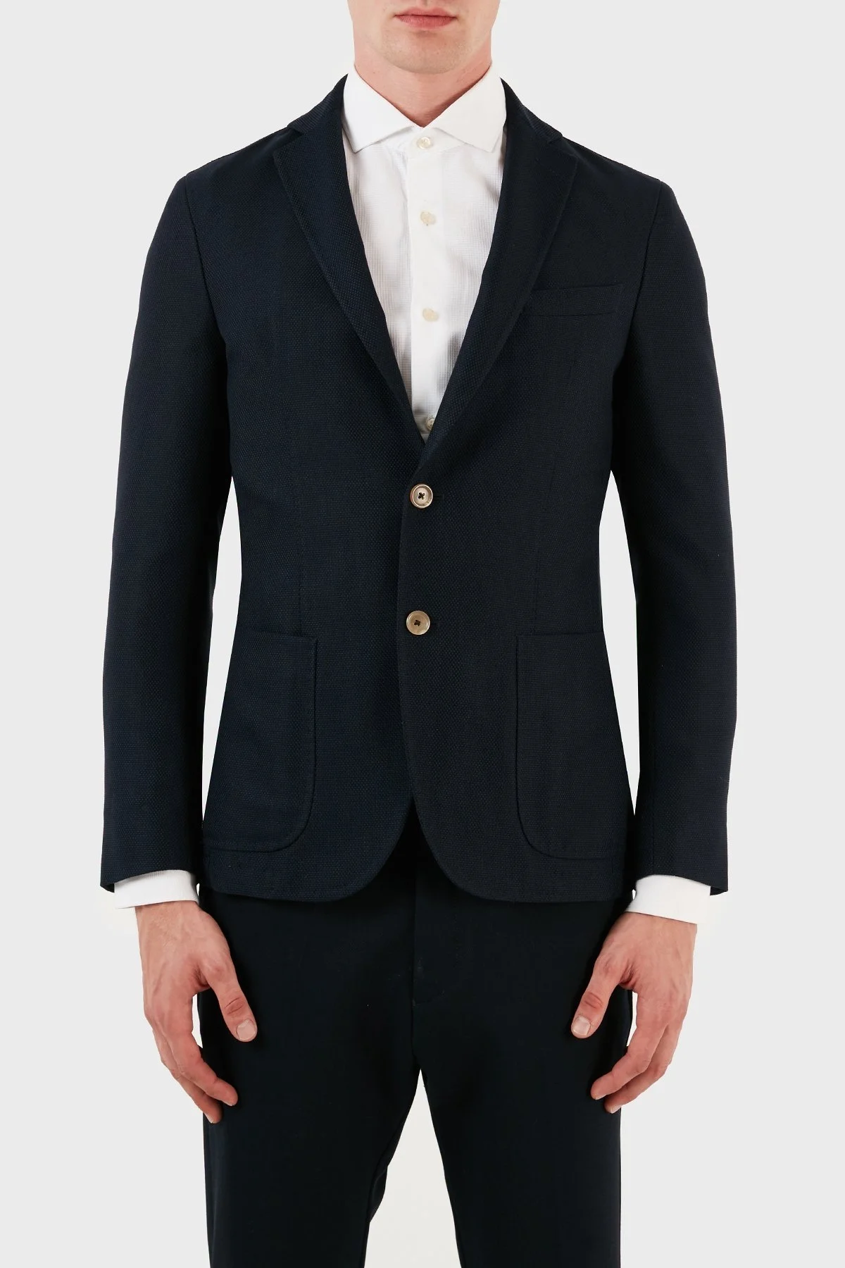 Manuel Ritz Yün ve Pamuklu Blazer Erkek Ceket ZOX2011G517161024C88 LACİVERT - 1