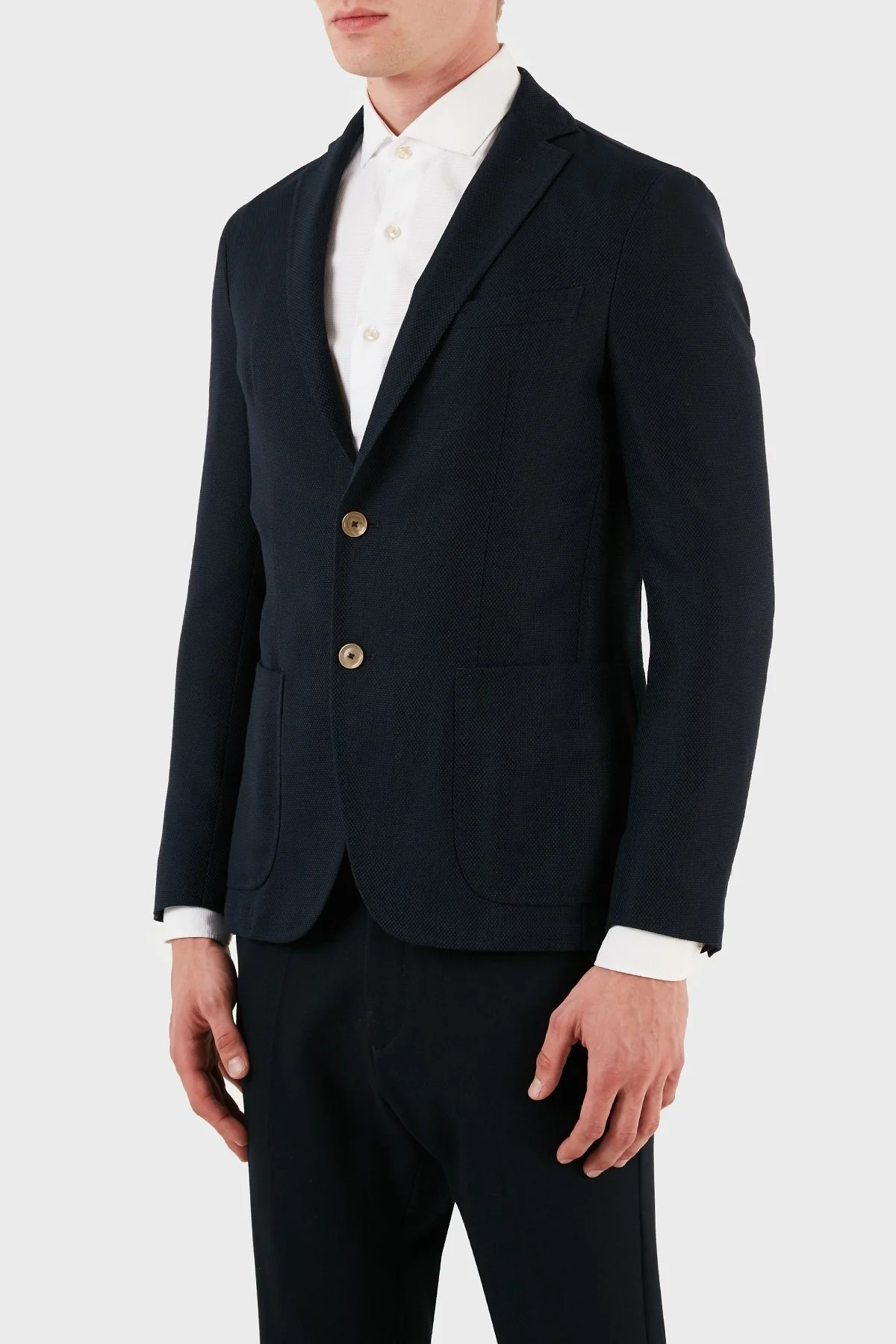 Manuel Ritz Yün ve Pamuklu Blazer Erkek Ceket ZOX2011G517161024C88 LACİVERT - 3