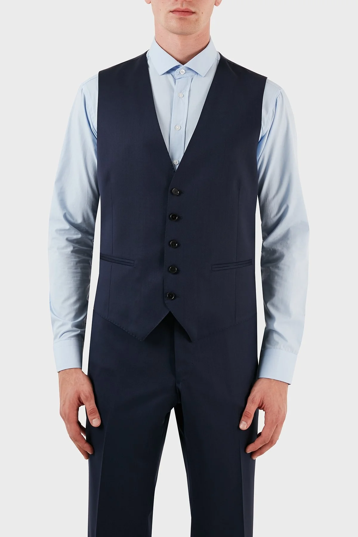 Manuel Ritz Yünlü Yelekli Erkek Takım ZOX2111AW727161517C88 LACİVERT - 6