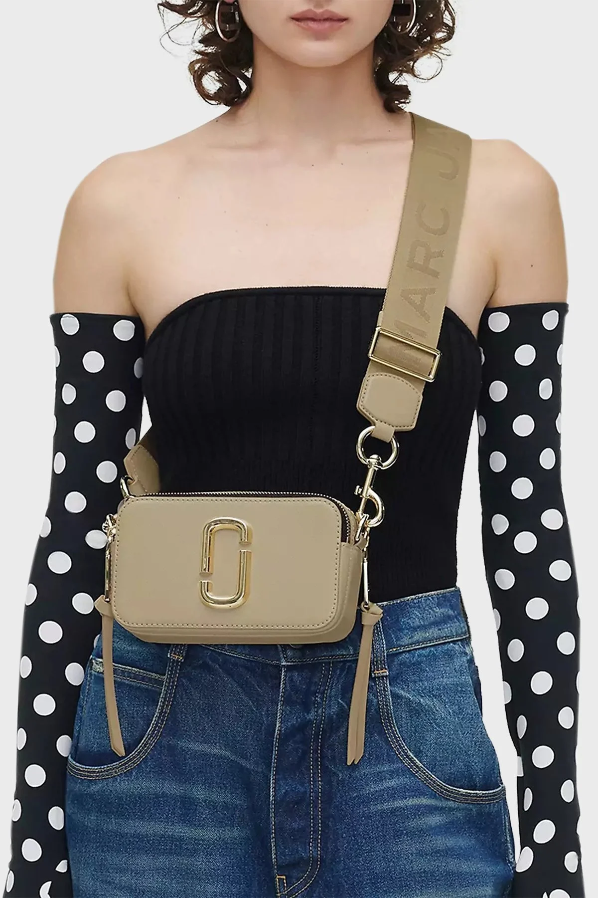 Marc Jacobs The Snapshot Ayarlanabilir Omuz Askılı Hakiki Deri Bayan Çanta M0014867 223 HAKİ - 2