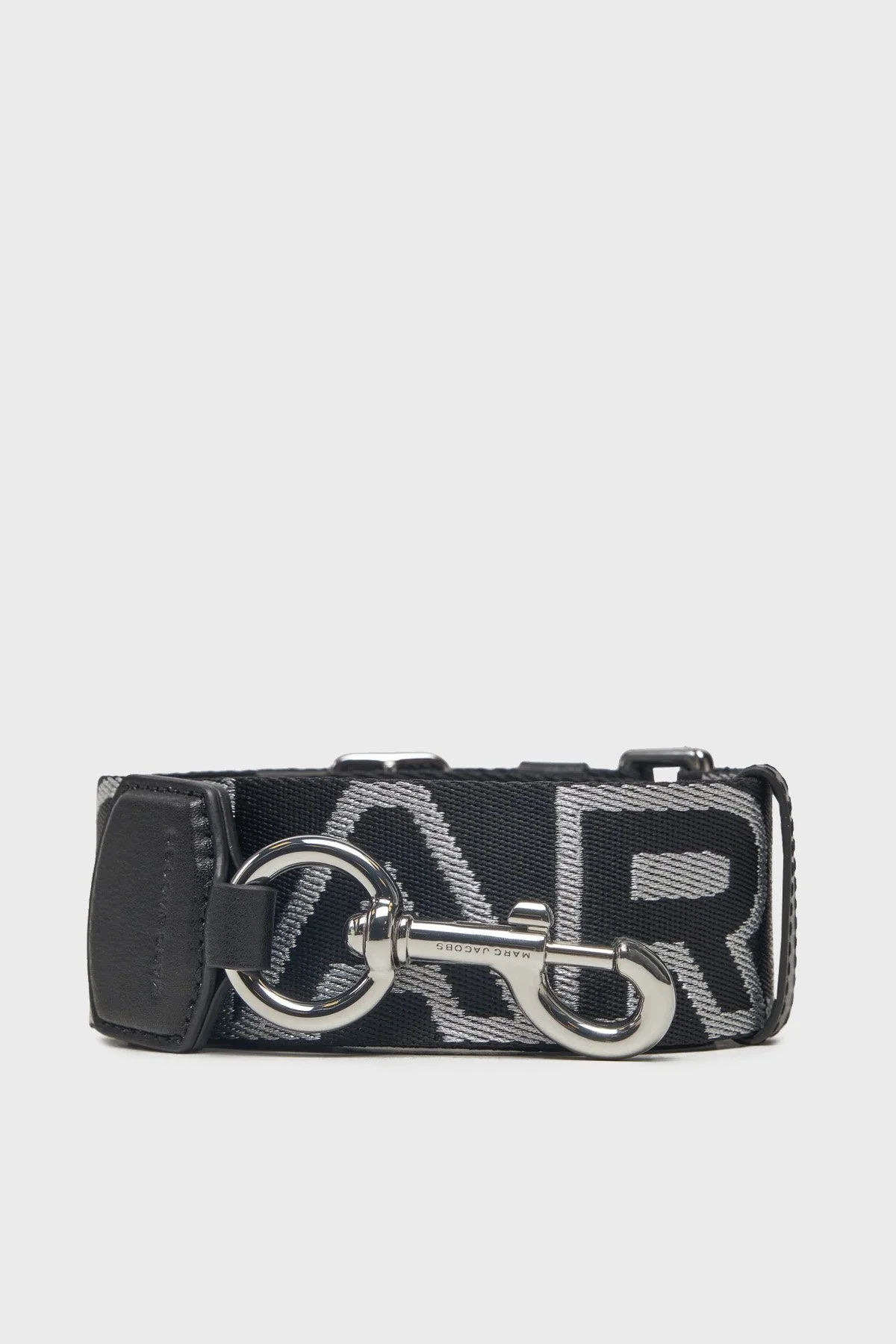 Marc Jacobs Ayarlanabilir ve Çıkarılabilir Logolu Kadın Çanta Askısı 2S3SST001S02 018 SİYAH-GÜMÜŞ - 1