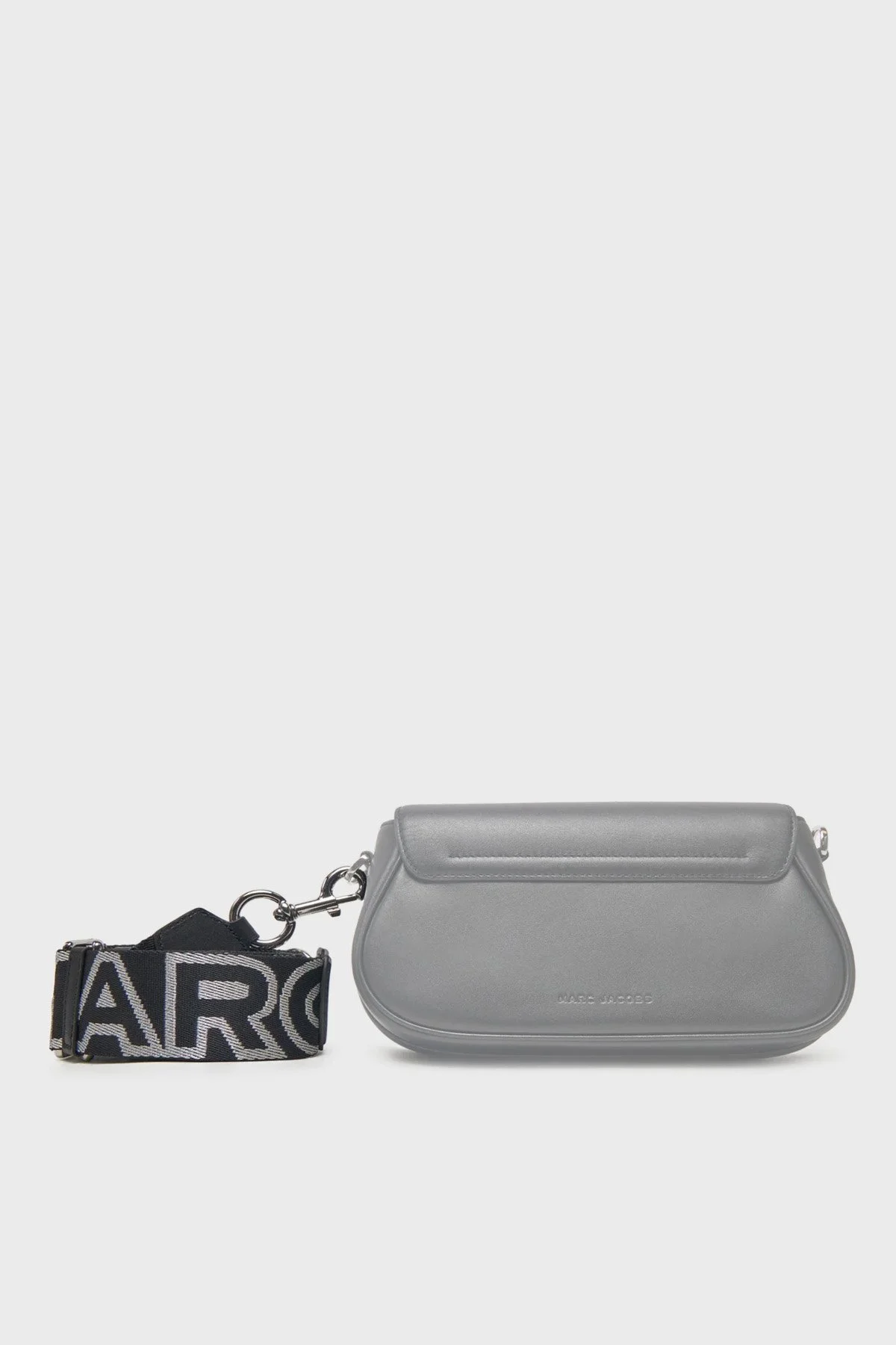 Marc Jacobs Ayarlanabilir ve Çıkarılabilir Logolu Kadın Çanta Askısı 2S3SST001S02 018 SİYAH-GÜMÜŞ - 2