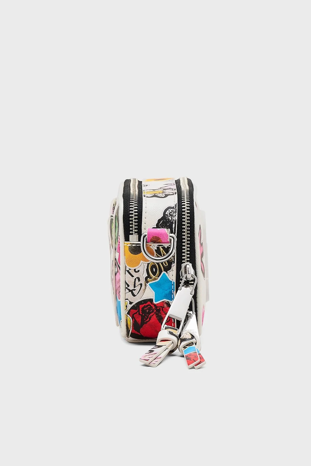 Marc Jacobs Baskılı Hakiki Deri Çıkarılabilir Askılı Kadın Çanta 2S5HCR010H02 101 BEYAZ - 5