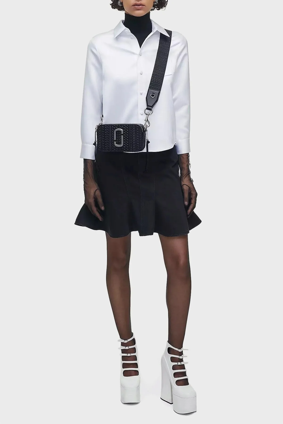Marc Jacobs Çıkarılabilir Askılı Deri Bayan Çanta 2R3HCR004H02 001 SİYAH - 2
